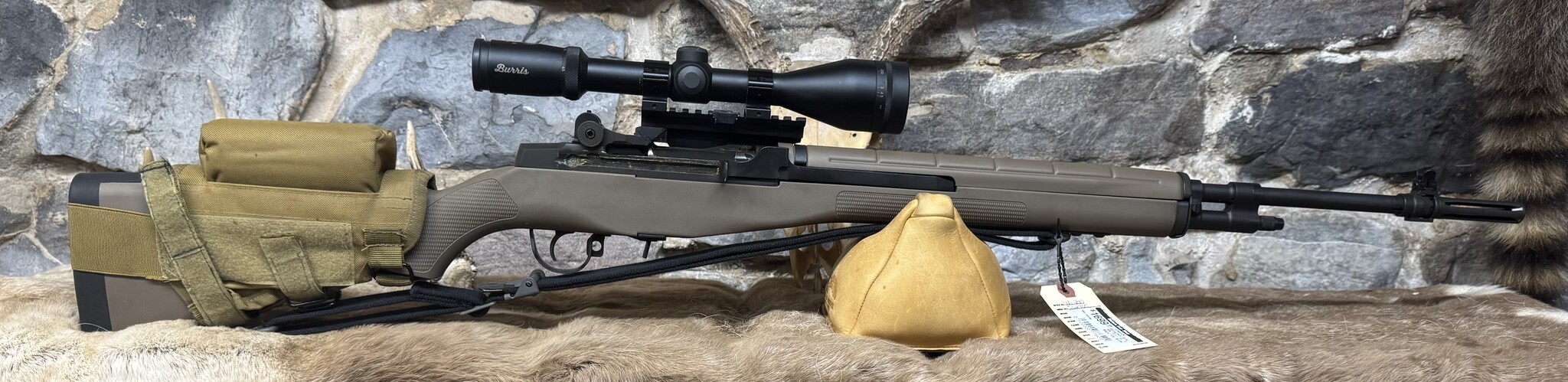 Springfield *CONSIGN* Springfield, M1A, 308, 10+1, 22", 2 Mags, FDE, Burris 4.5-15X42