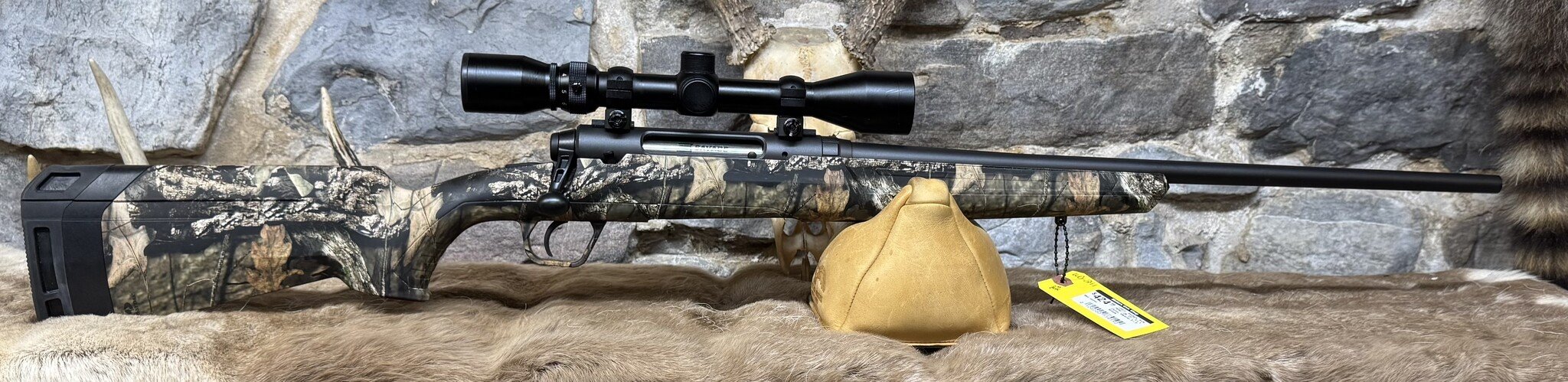 Savage *USED* Savage, Axis, 7MM-08, 22", 4+1, Camo, Weaver 3-9 Scope