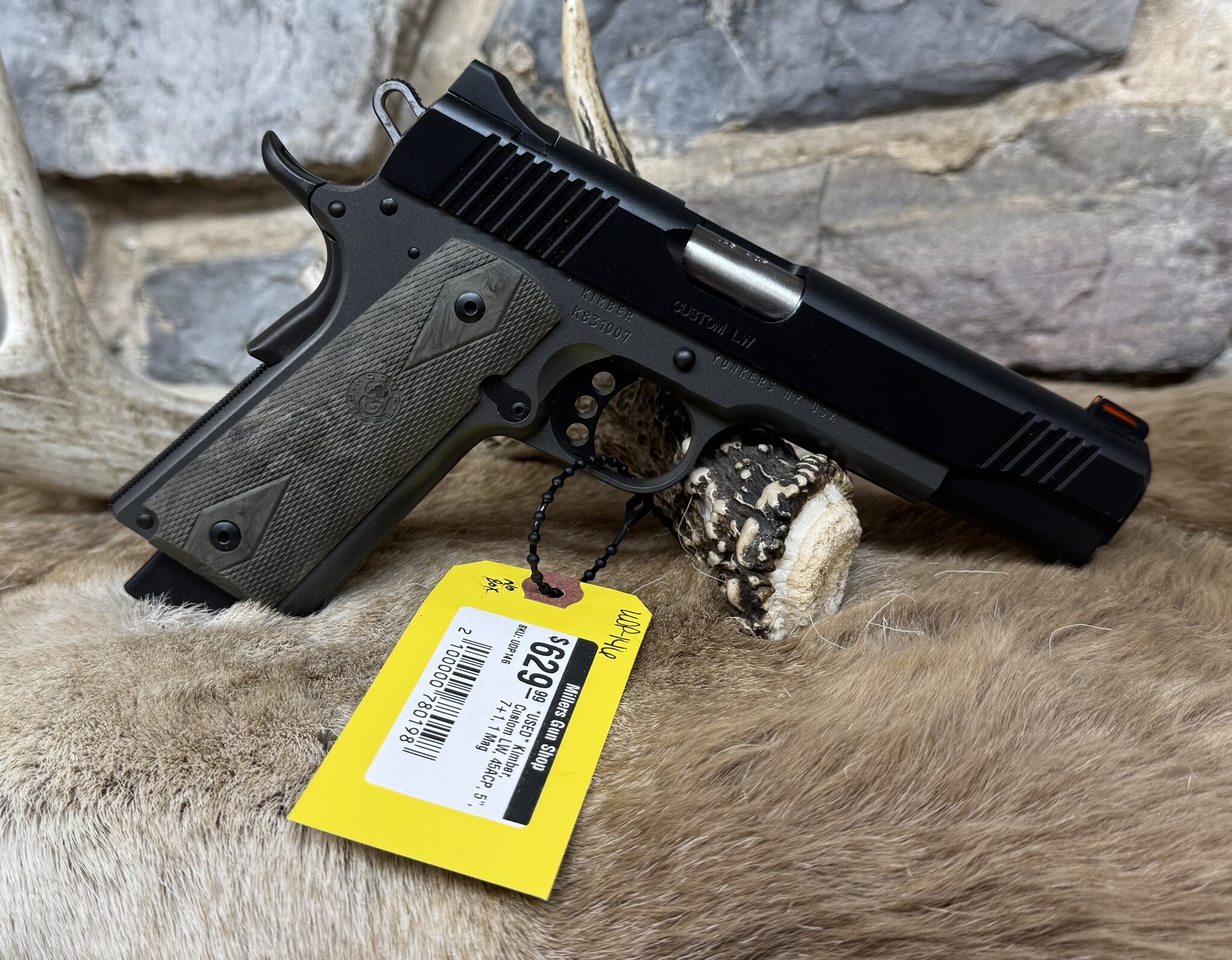 Kimber *USED* Kimber, Custom LW, 45ACP, 5", 7+1, 1 Mag