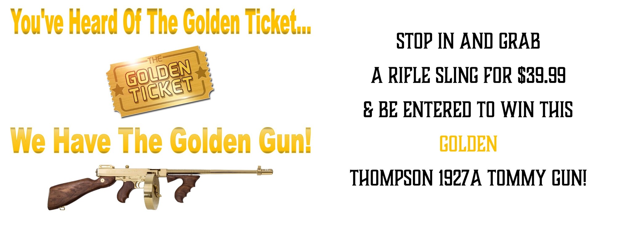 Golden Tommy Gun