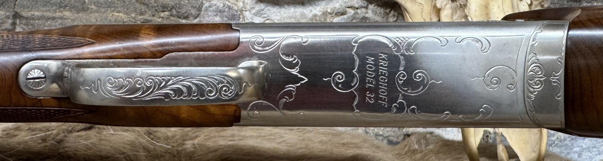 Savage *CONSIGN* Krieghoff, Model 32, O/U, 4 Barrels, 12GA 29.75" 2.75"/20GA 27.75" 3"/410GA 27.875" 3", 12GA Ported 27.75" 2.75", Fitted Locking Aluminum Case (W/ Keys) For Gun & Barrels
