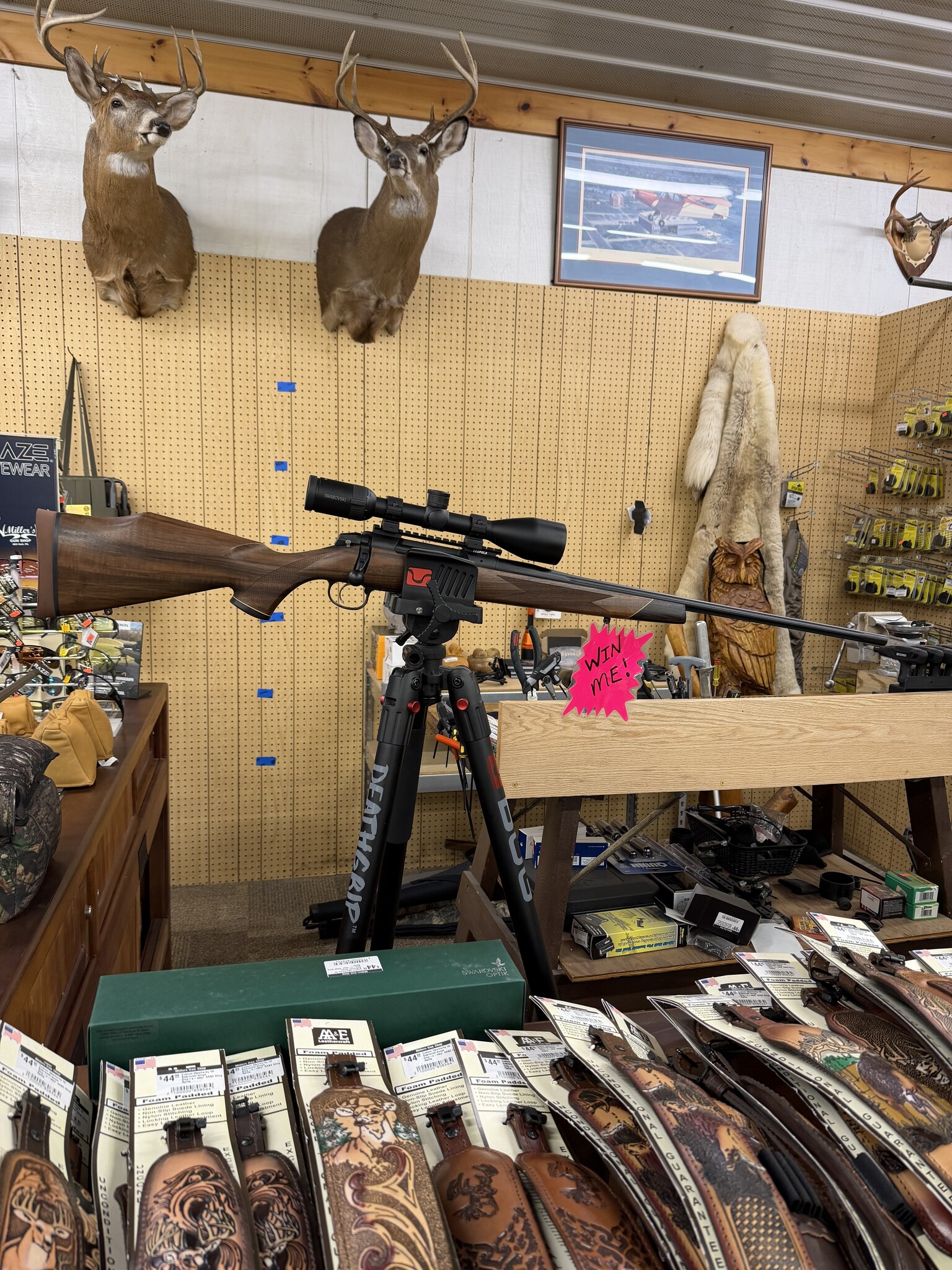 Custom Weatherby W/ Swarovski scope Give-a-way/  AA&E Sling Raffle