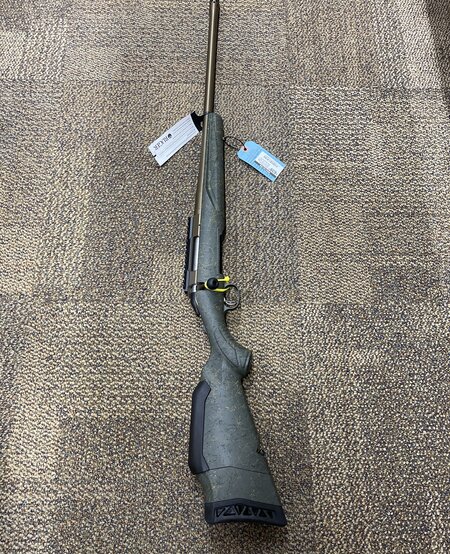 Ruger, American, Predator, Gen 2, 450 BM, 3+1, 22" MB/TB, Burnt Bronze/Green Splatter