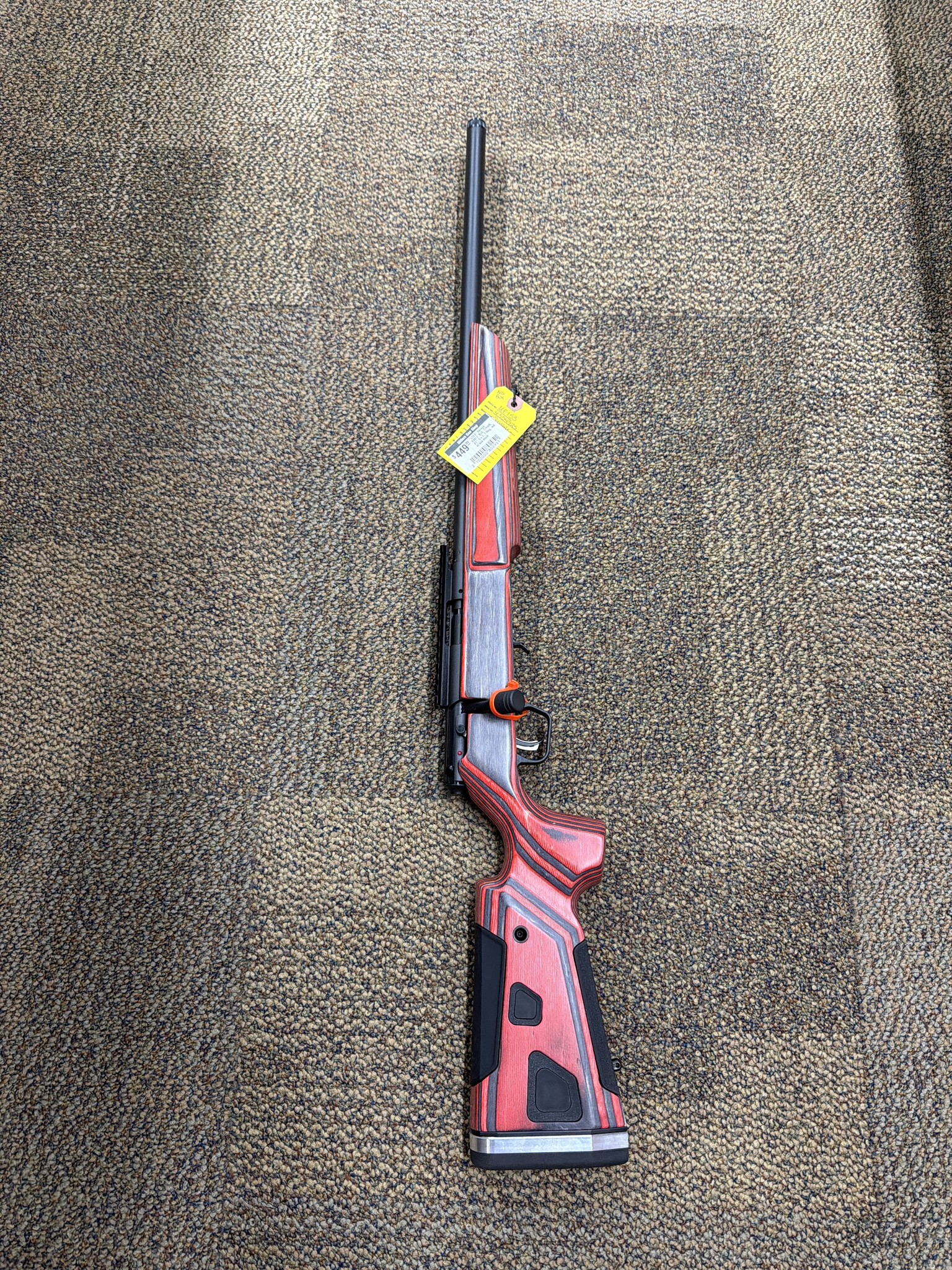 Savage *USED* Savage, 93R17, Bolt, 17HMR, 21", 5+1, 1 Mag, red at one stock