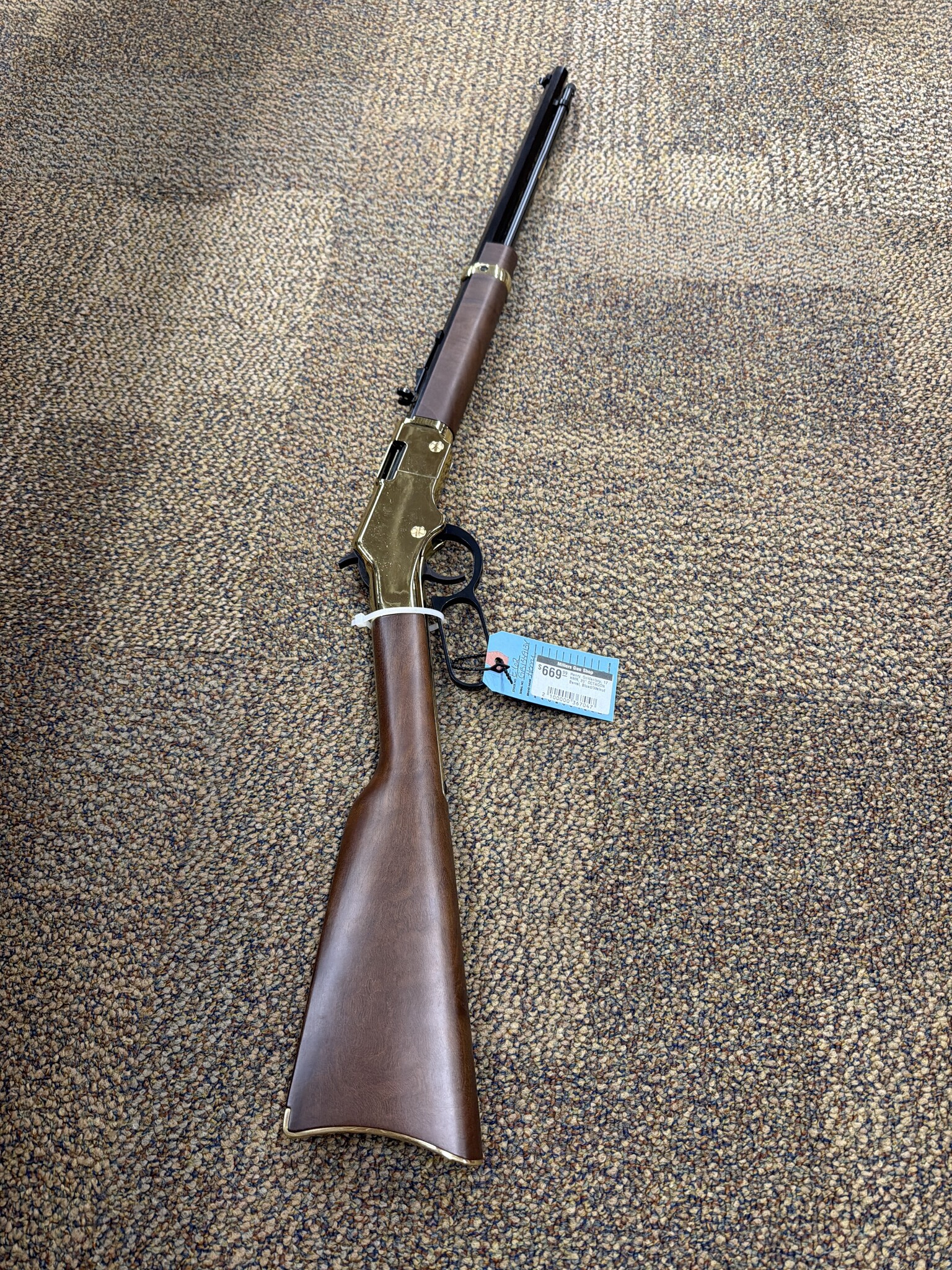 Henry Henry, Goldenboy, 17 HMR, 20" OCTAGON Barrel, Blued/Walnut