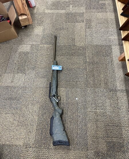 Ruger, American Predator, Gen 2, 400 Legend, 5+1, 22" FB/MB/TB, Burnt Bronze/Green Splatter