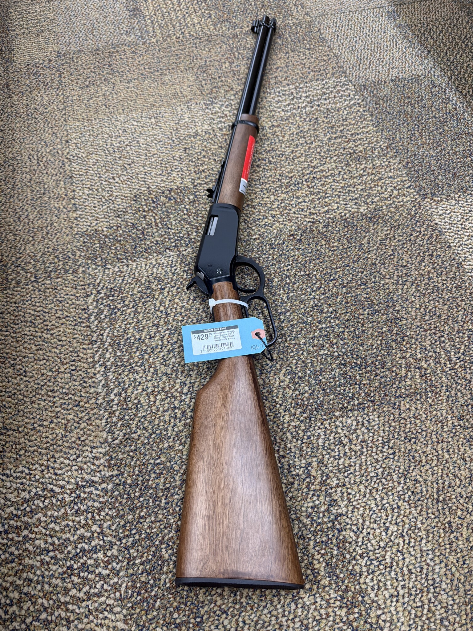 Winchester Winchester, Ranger, Lever Action, 22 LR, 20.25" Matte Black Barrel Matte Frame Wood Straight Grip Stock