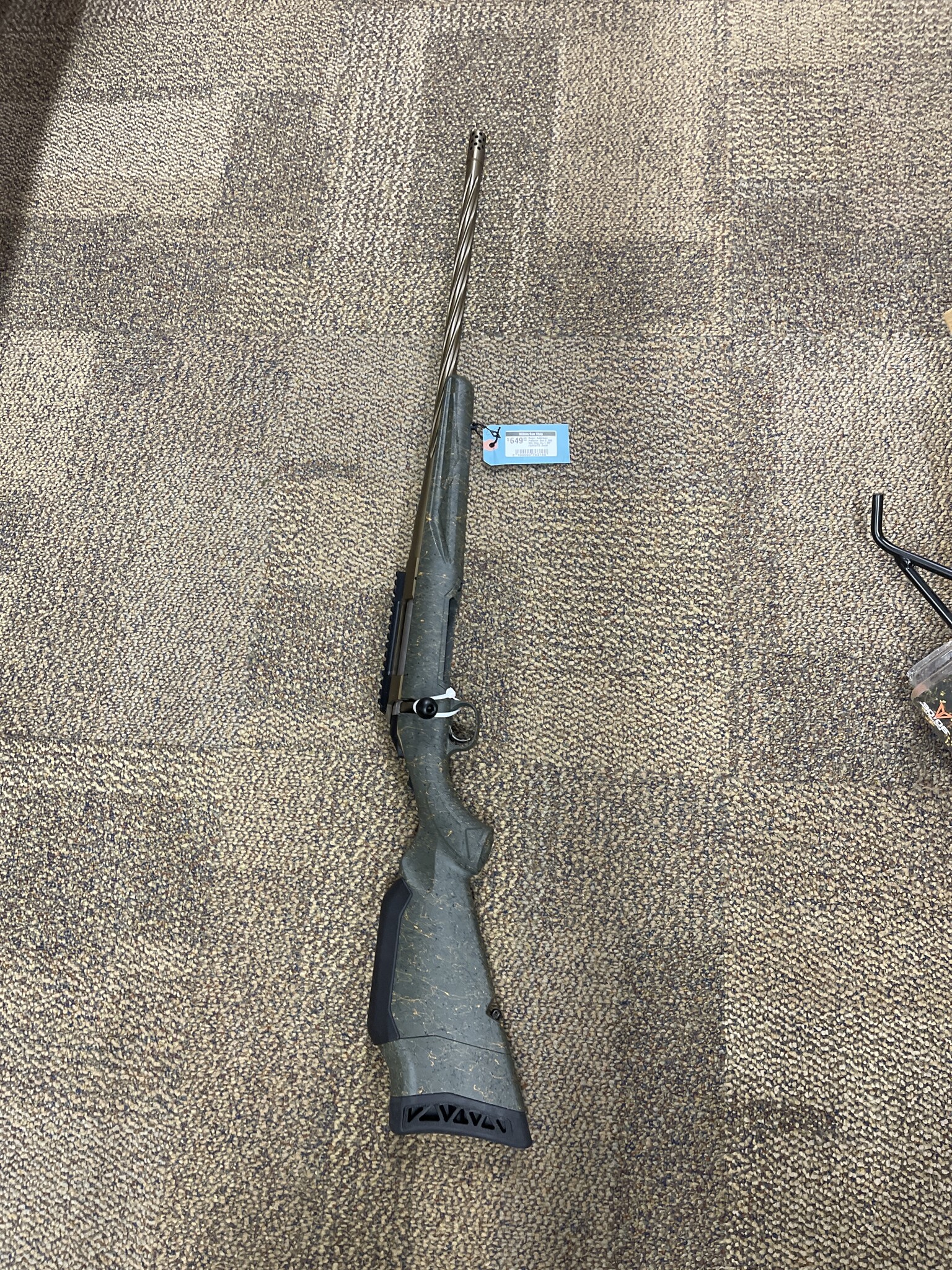 *USED* Ruger, American Predator, Gen 2, 300 Win Mag, 3+1, 22" FB/MB/TB, Burnt Bronze/Green Splatter