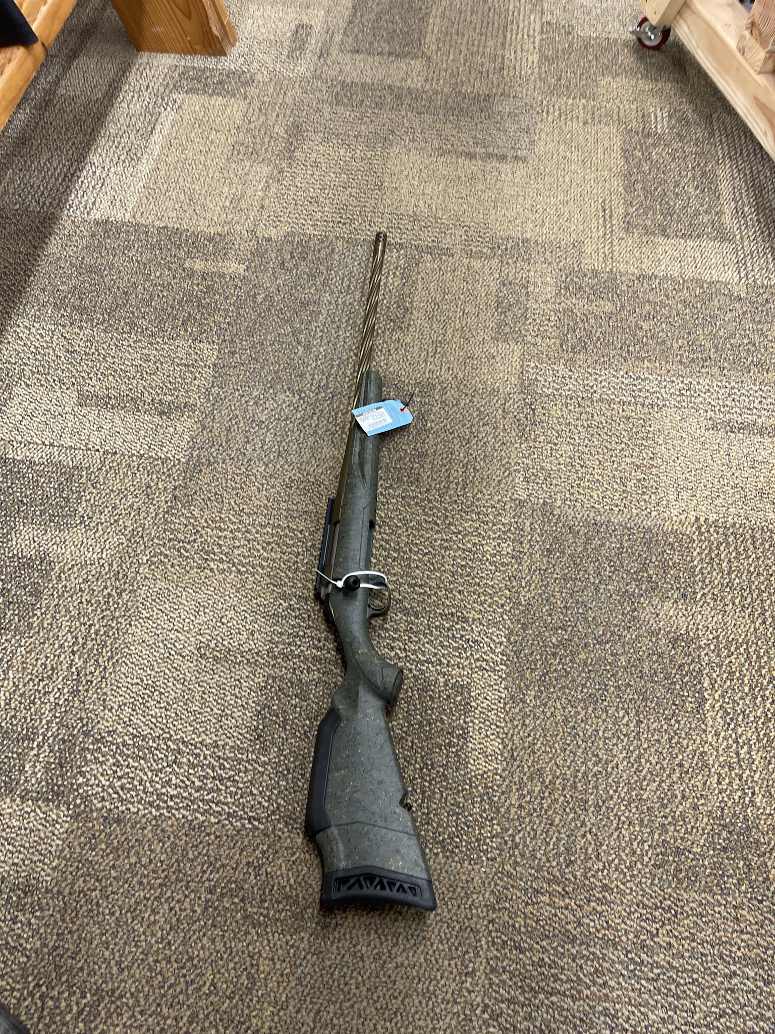 Ruger Ruger, American, Predator, Gen 2, 308, 3+1, 22" FB/MB/TB, Burnt Bronze/Green Splatter