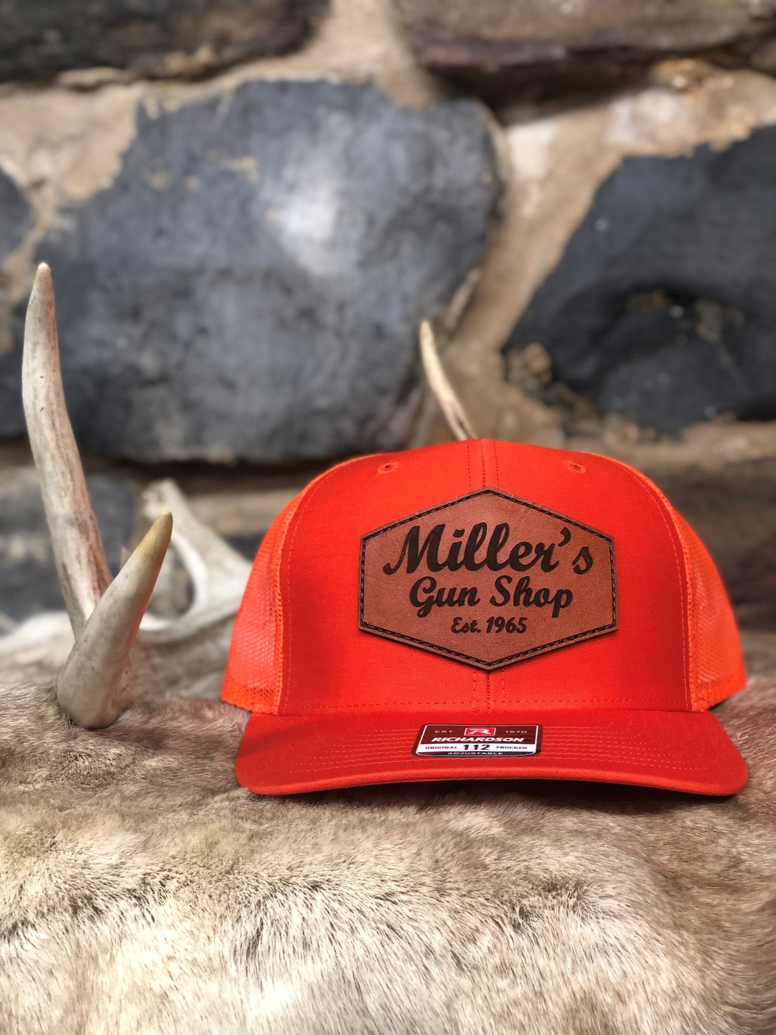 Millers Hat, Leather Patch