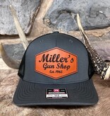Millers Hat, Leather Patch