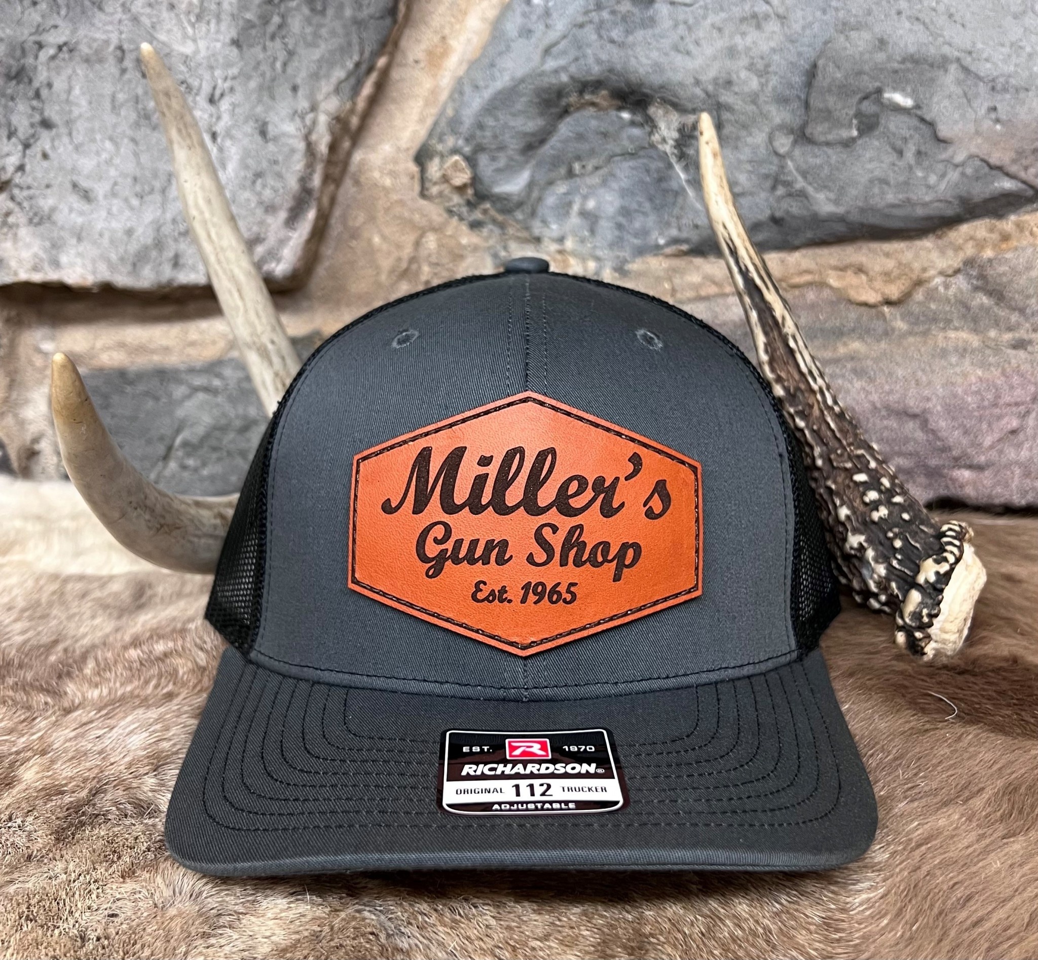 Millers Hat, Leather Patch