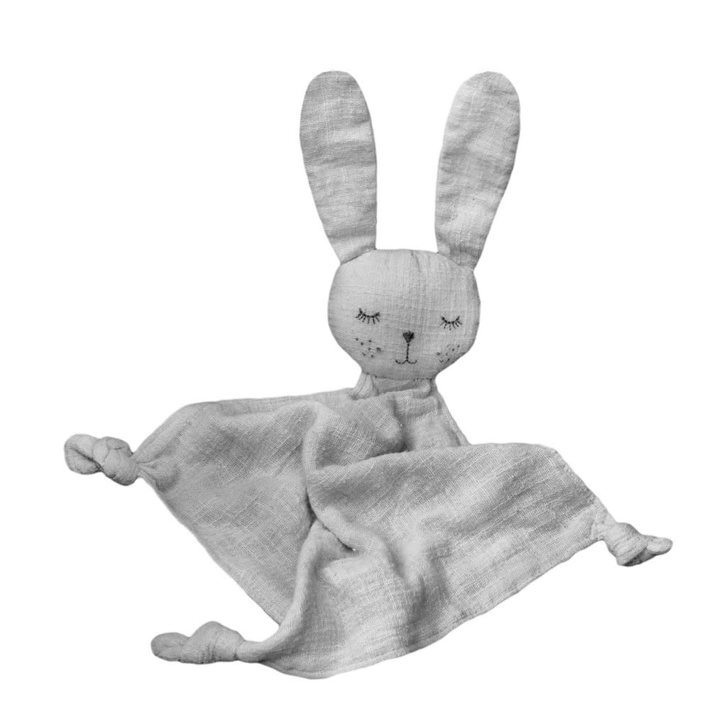 grey bunny comforter