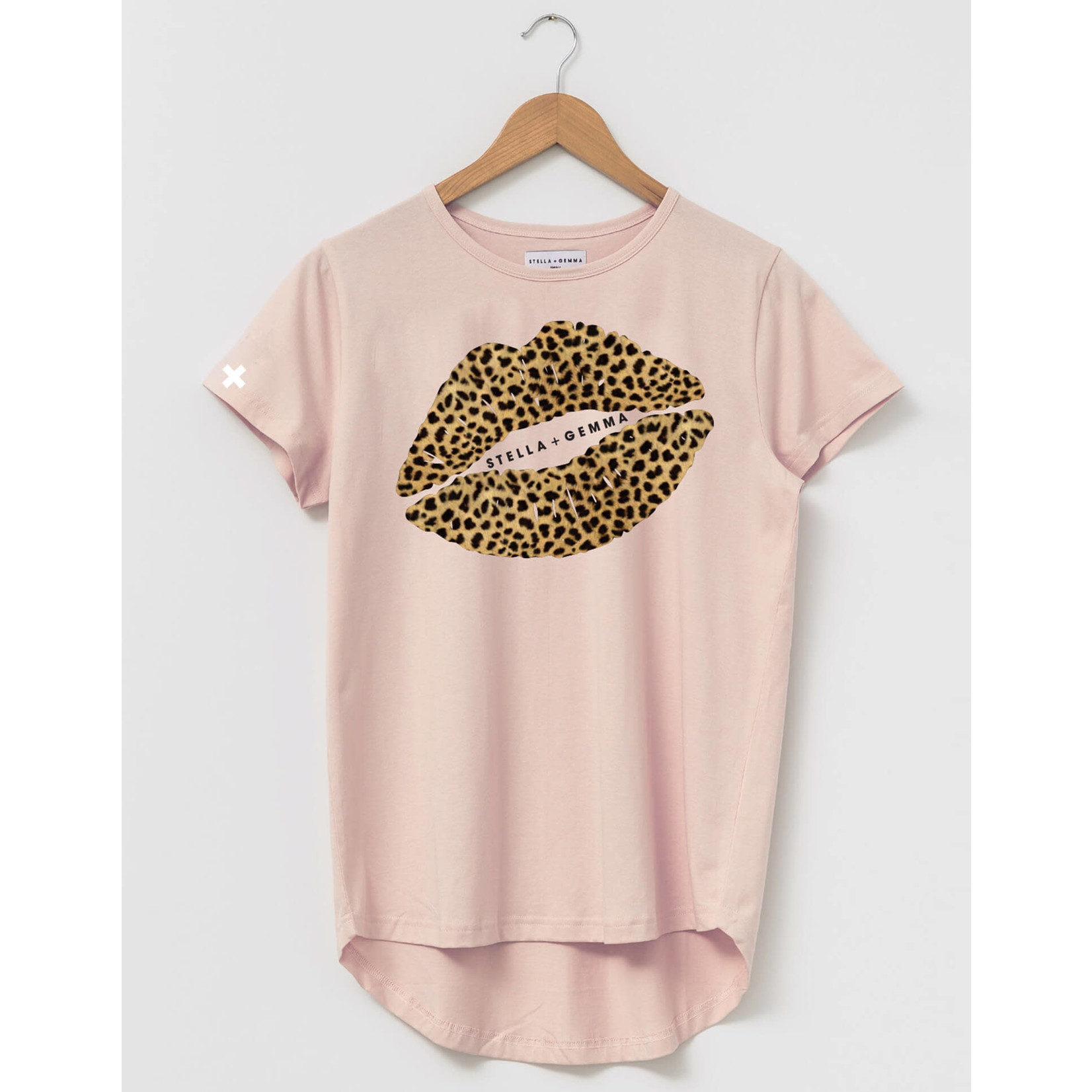 Rose Leopard Lips Tee - Carapace