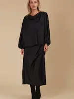 Isle of Mine Maia Cowl Top - Onyx