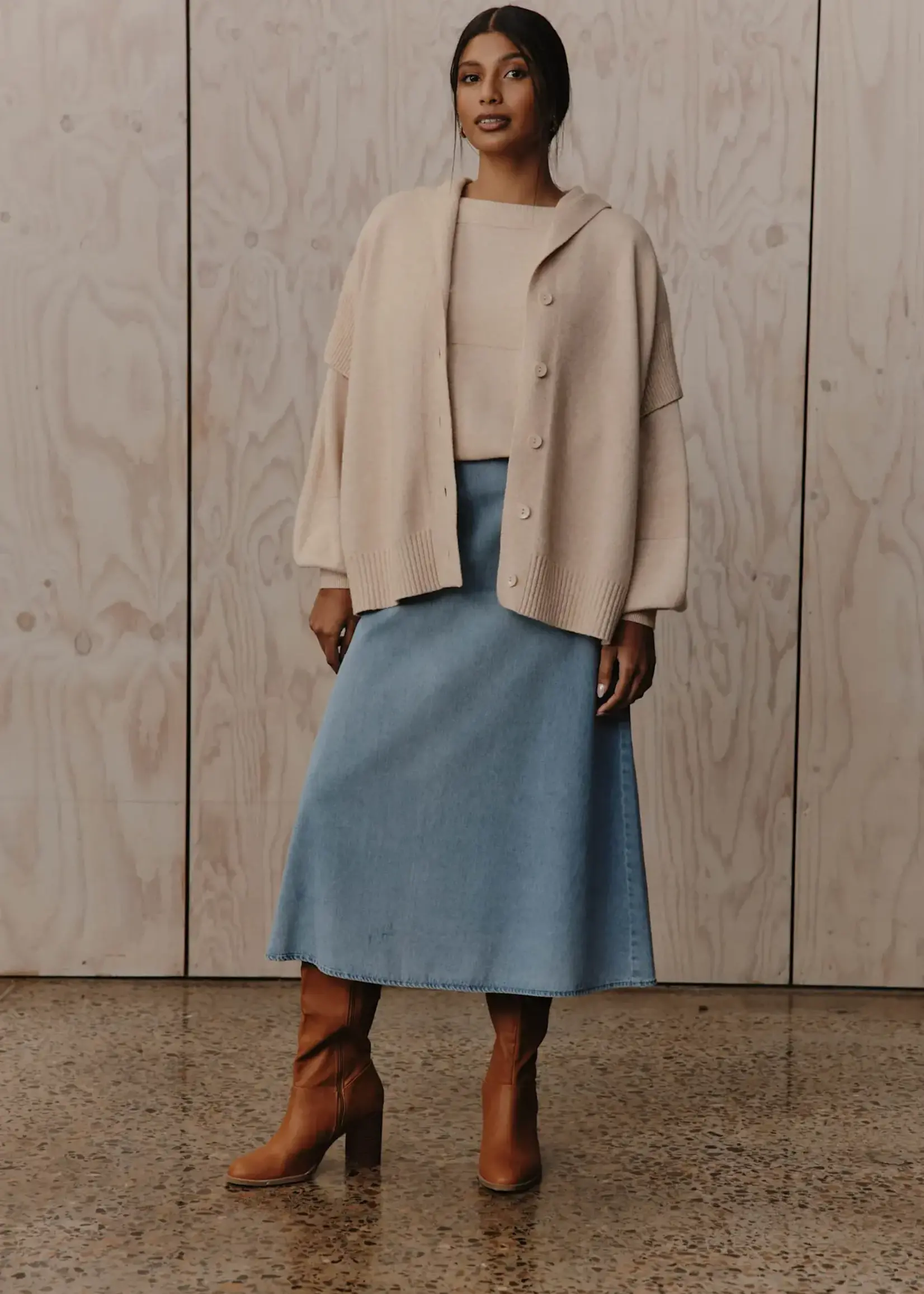 EB & Ive Estel Hood Knit