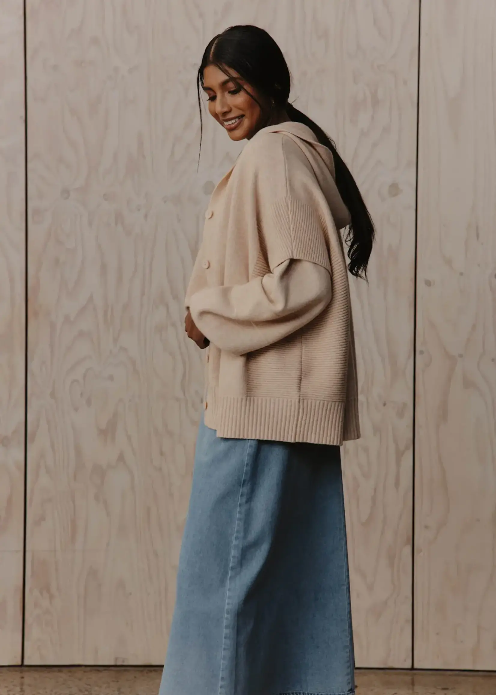 EB & Ive Estel Hood Knit