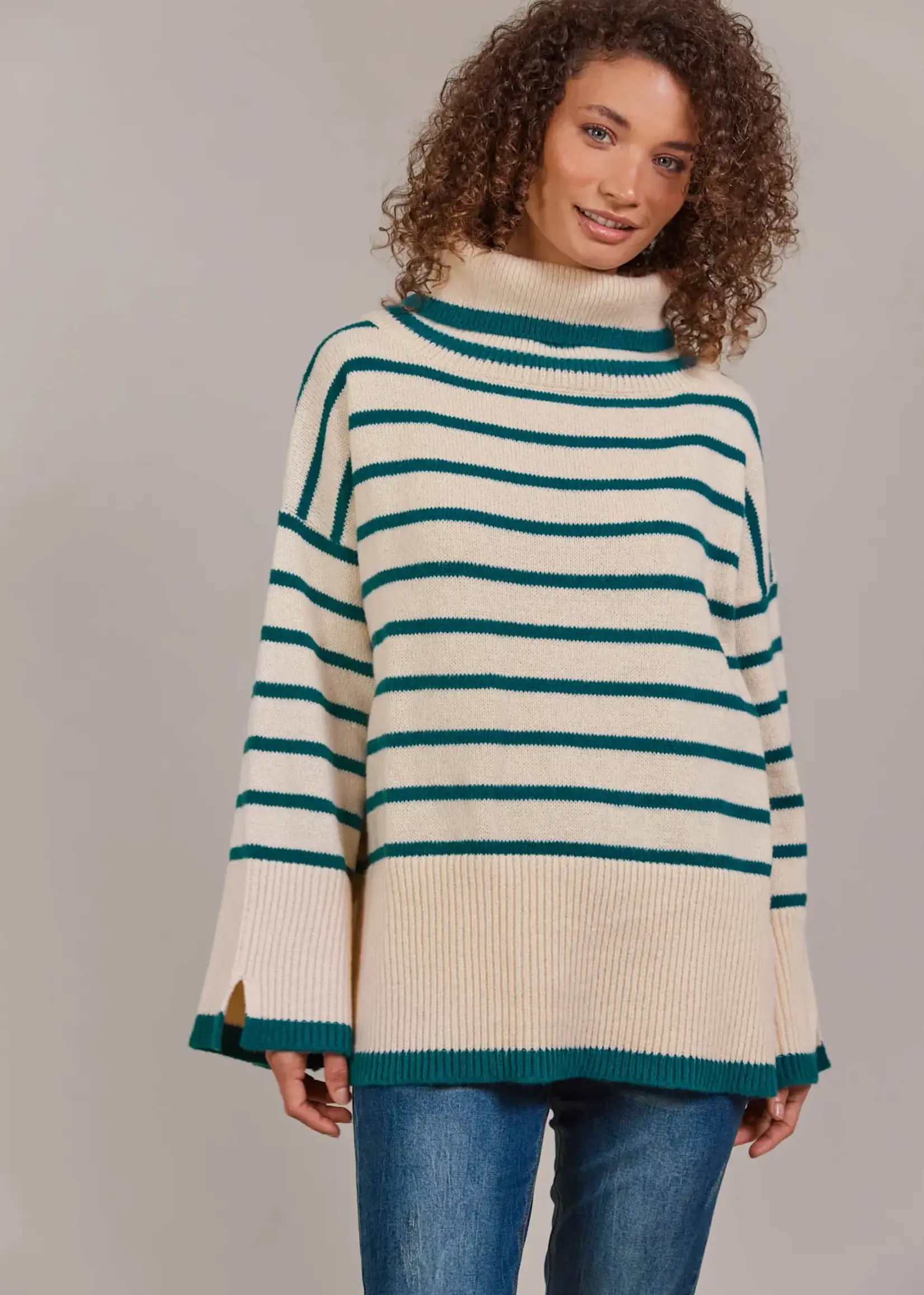 EB & Ive Katana Roll Neck Knit