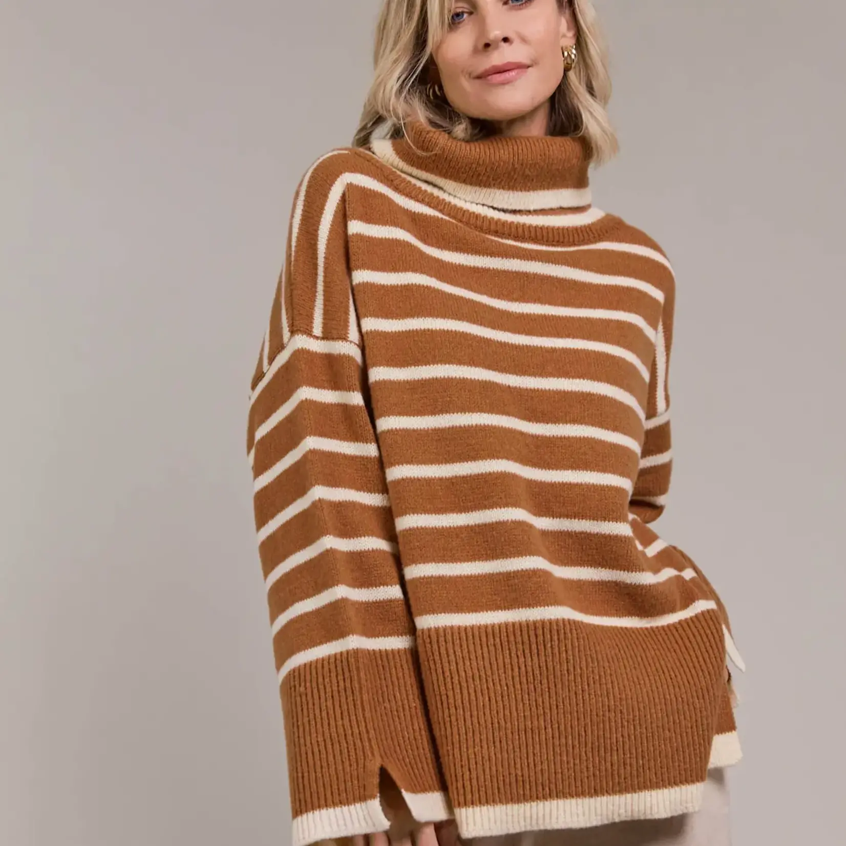 EB & Ive Katana Roll Neck Knit