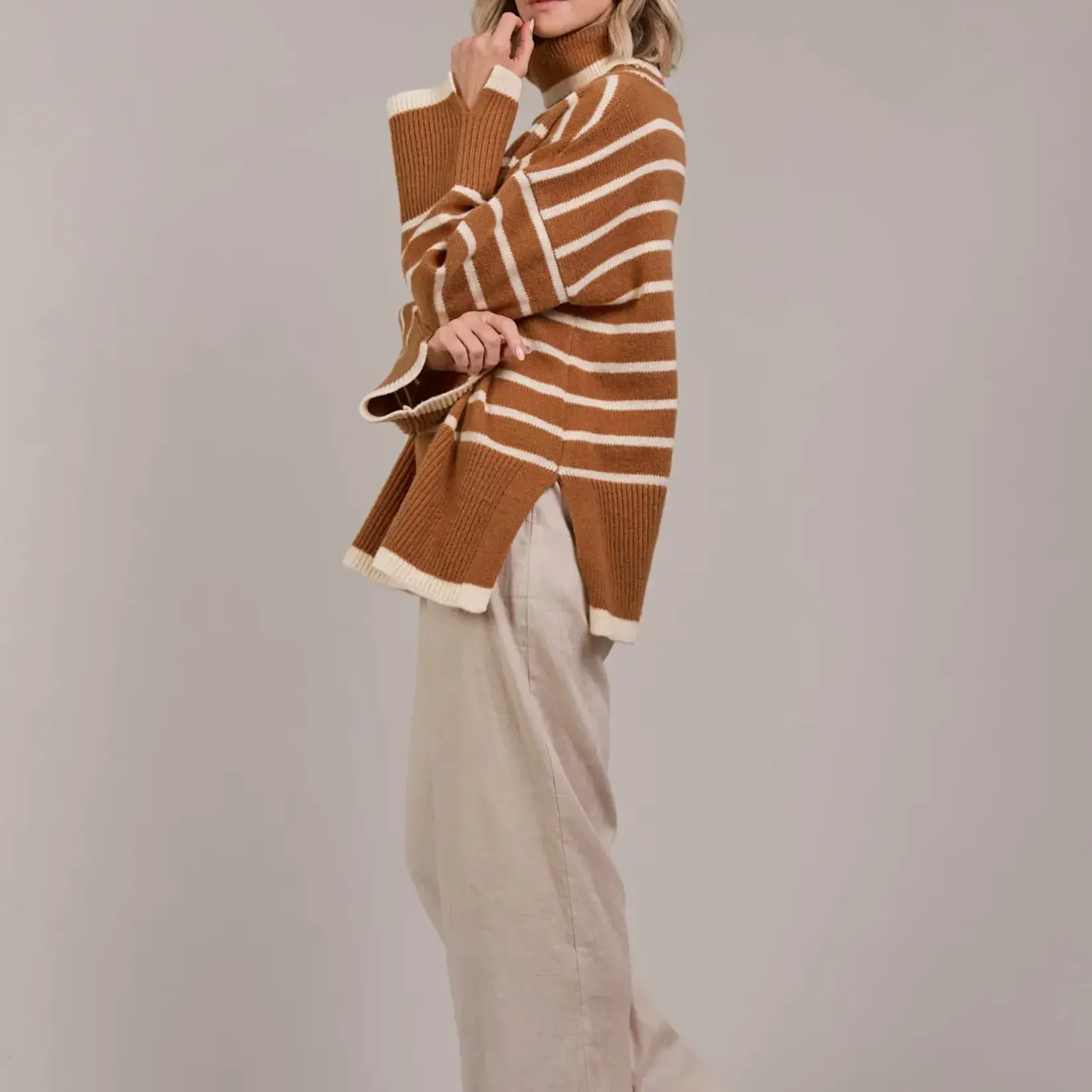 EB & Ive Katana Roll Neck Knit