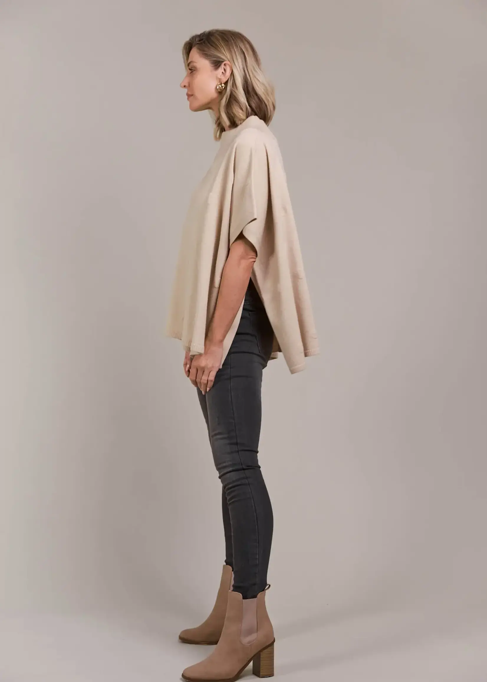 EB & Ive Masa Knit Poncho