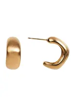EB & Ive Heritage Satin Earring - Hoop