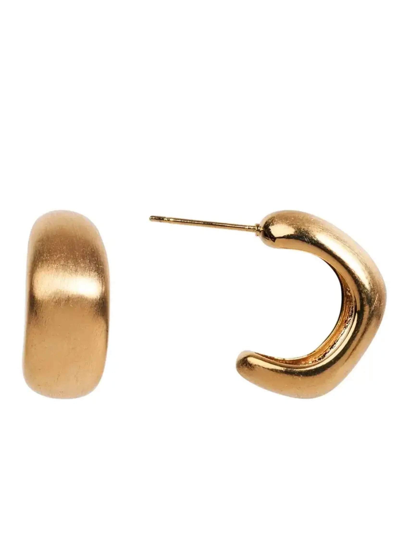 EB & Ive Heritage Satin Earring - Hoop