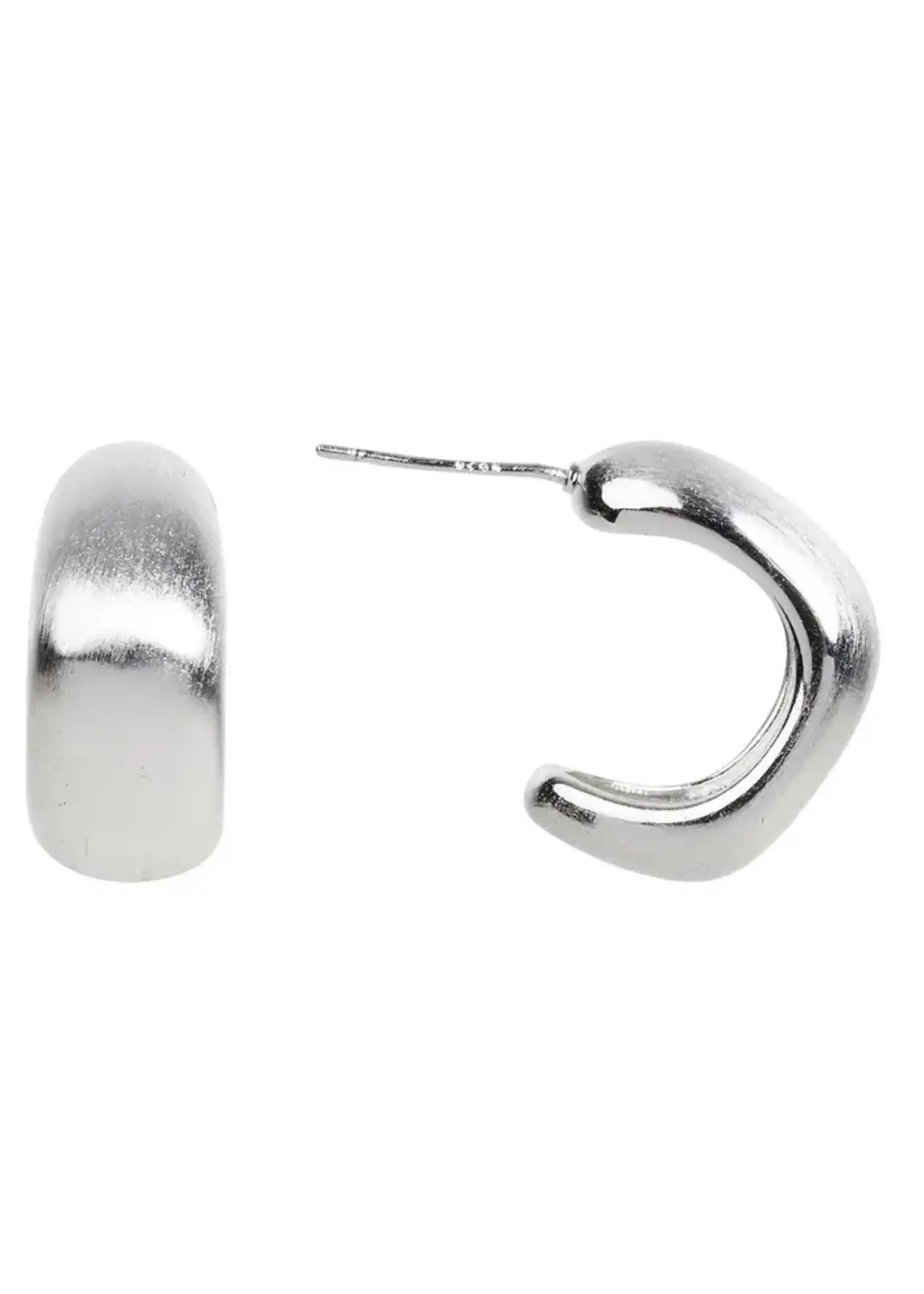 EB & Ive Heritage Satin Earring - Hoop