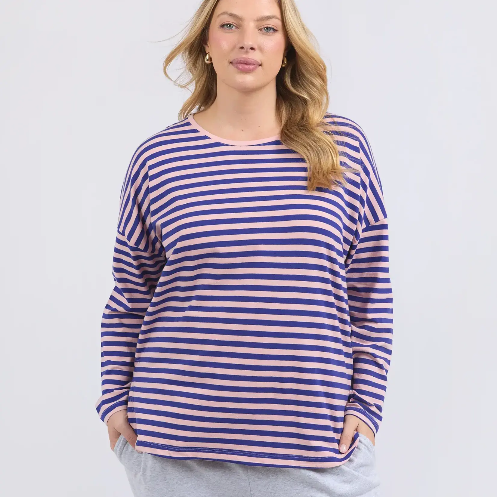 Lauren L/S Stripe Tee