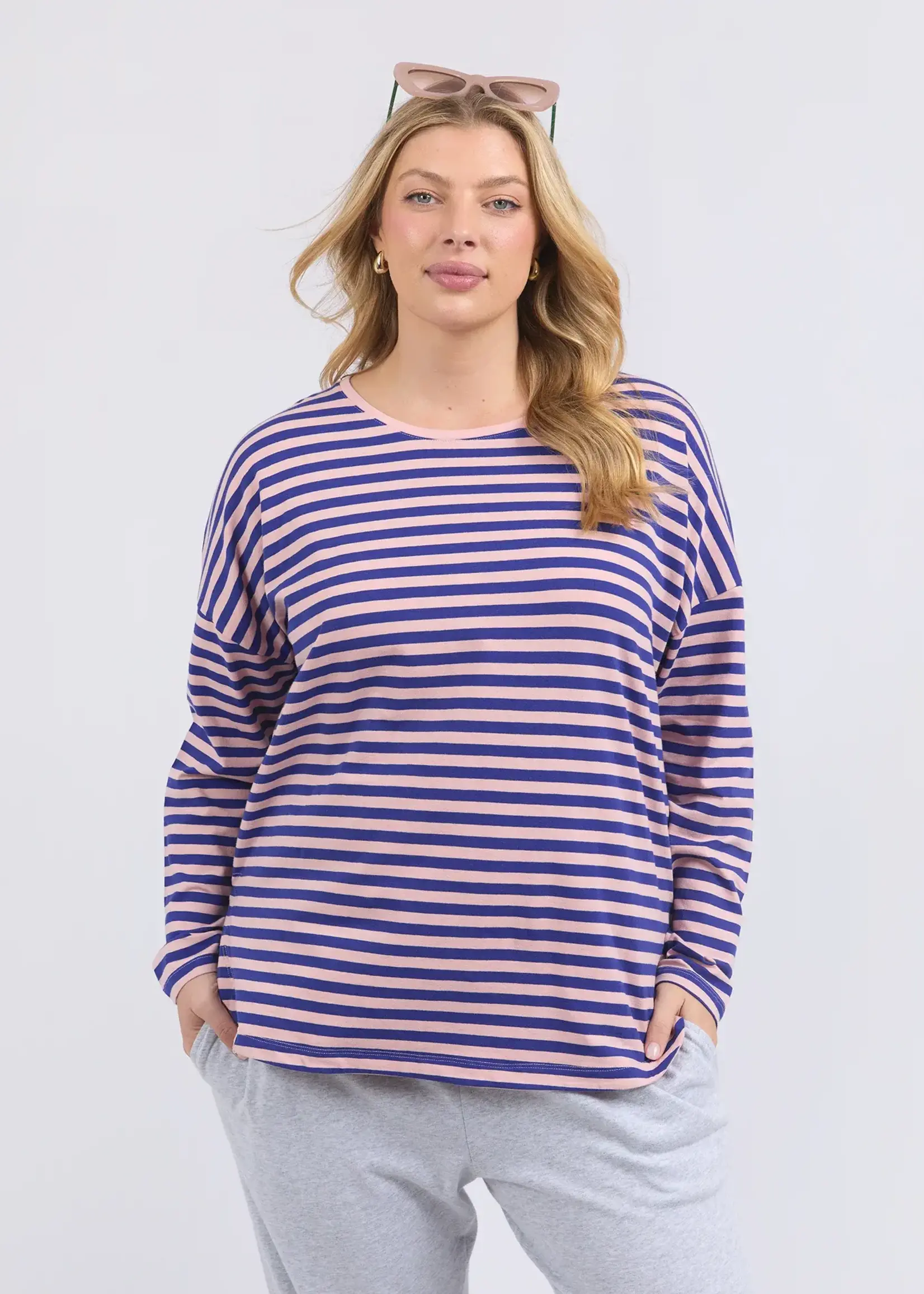 Lauren L/S Stripe Tee