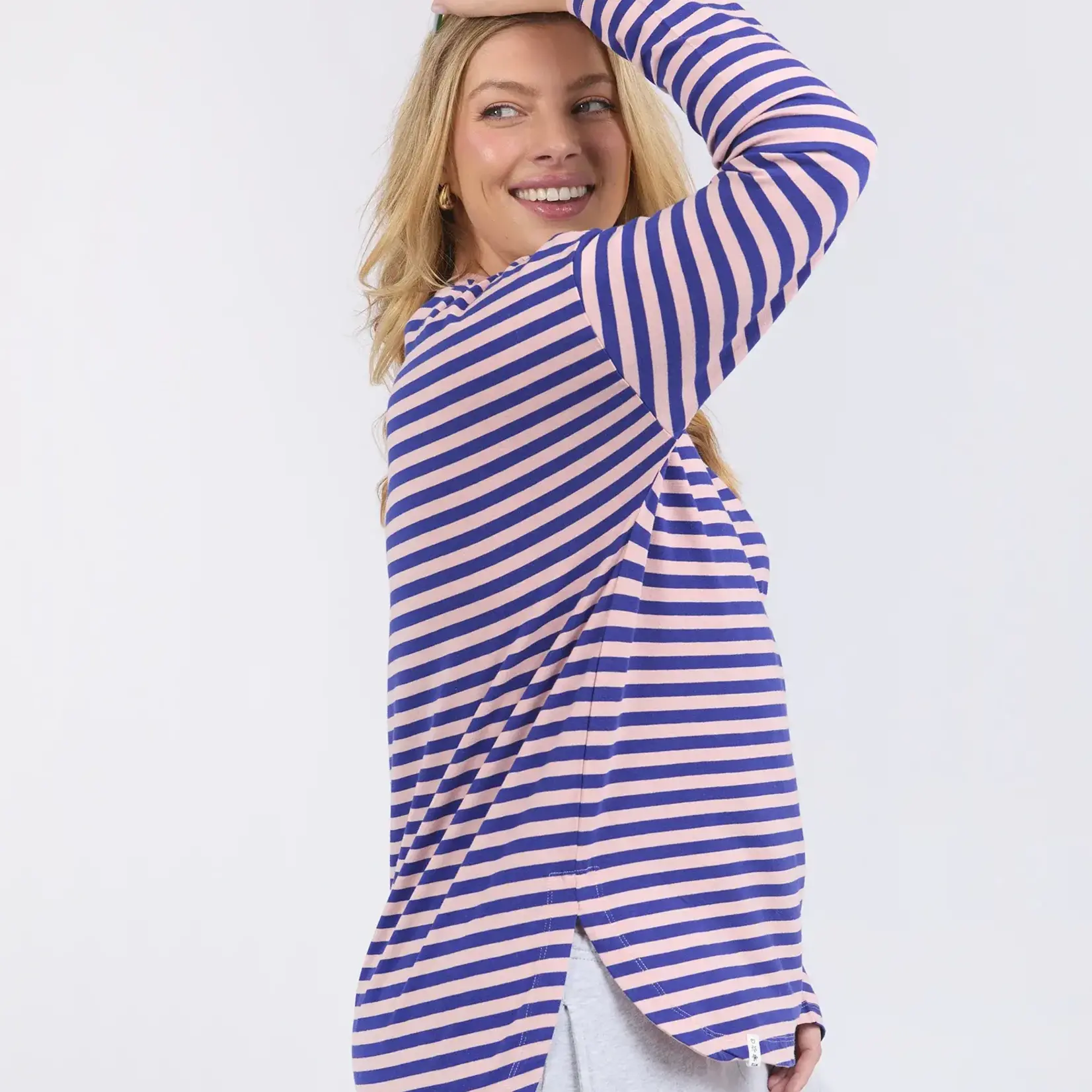 Lauren L/S Stripe Tee