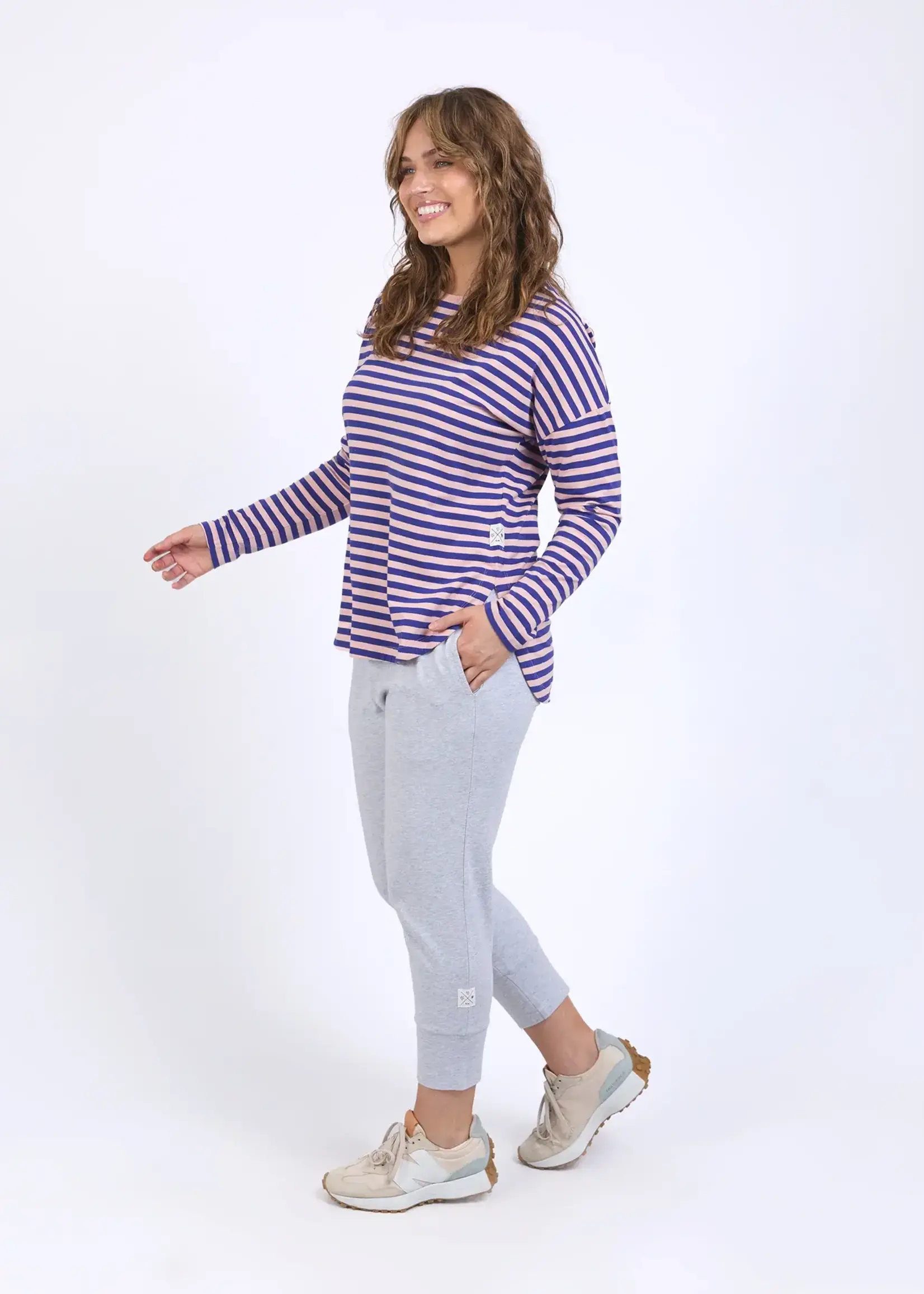 Lauren L/S Stripe Tee