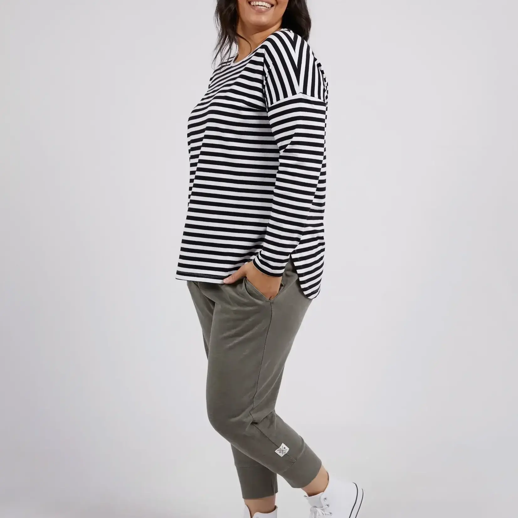Lauren L/S Stripe Tee