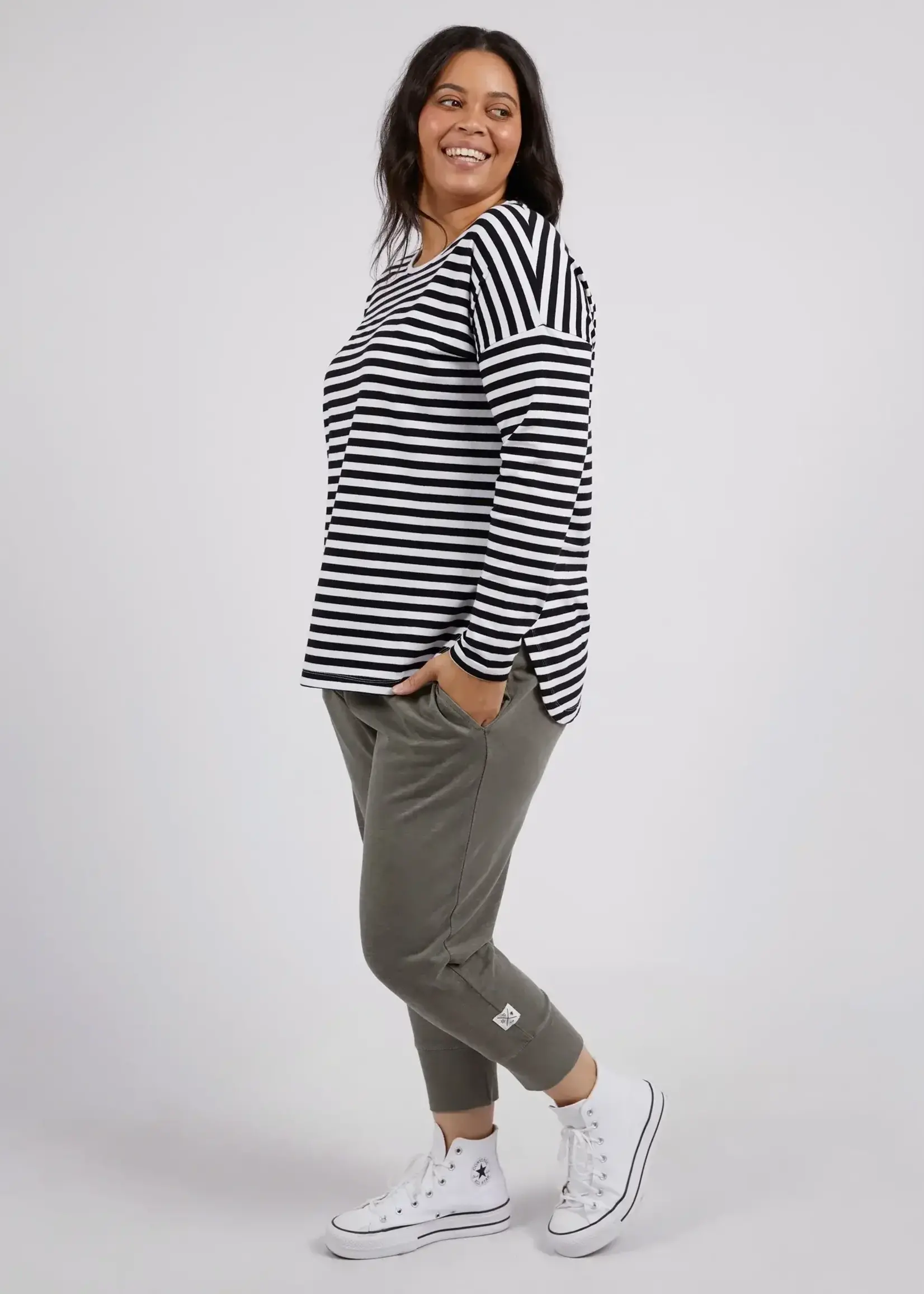 Lauren L/S Stripe Tee