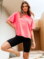Foxwood Simplified Tee - Neon Pink