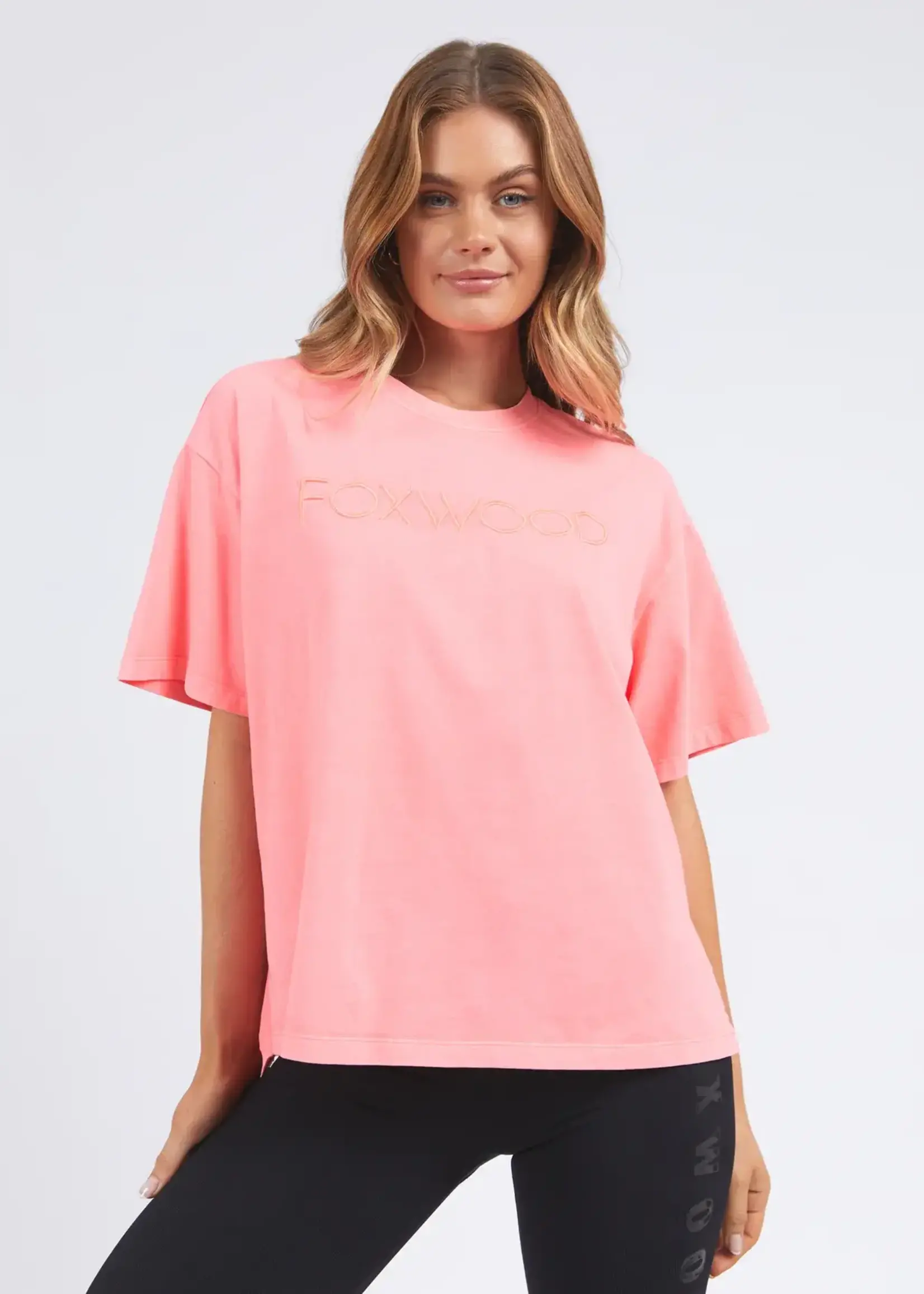 Foxwood Simplified Tee - Neon Pink