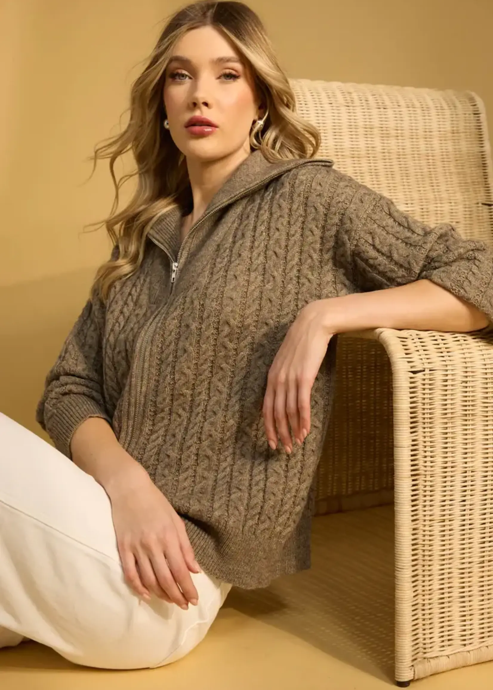 Haven Cadiz Zip Jumper - Marle