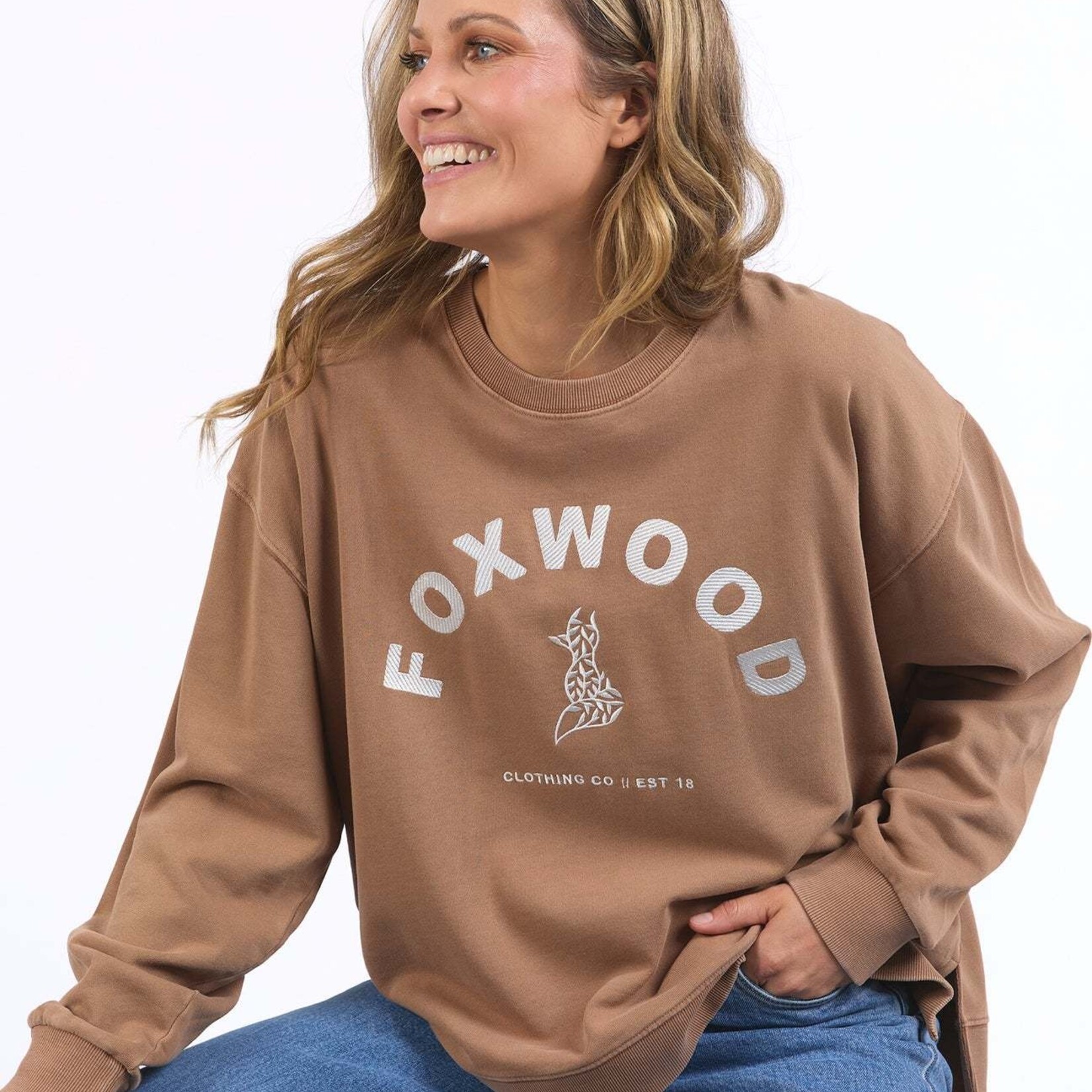Foxwood Effortless Crew - Tan
