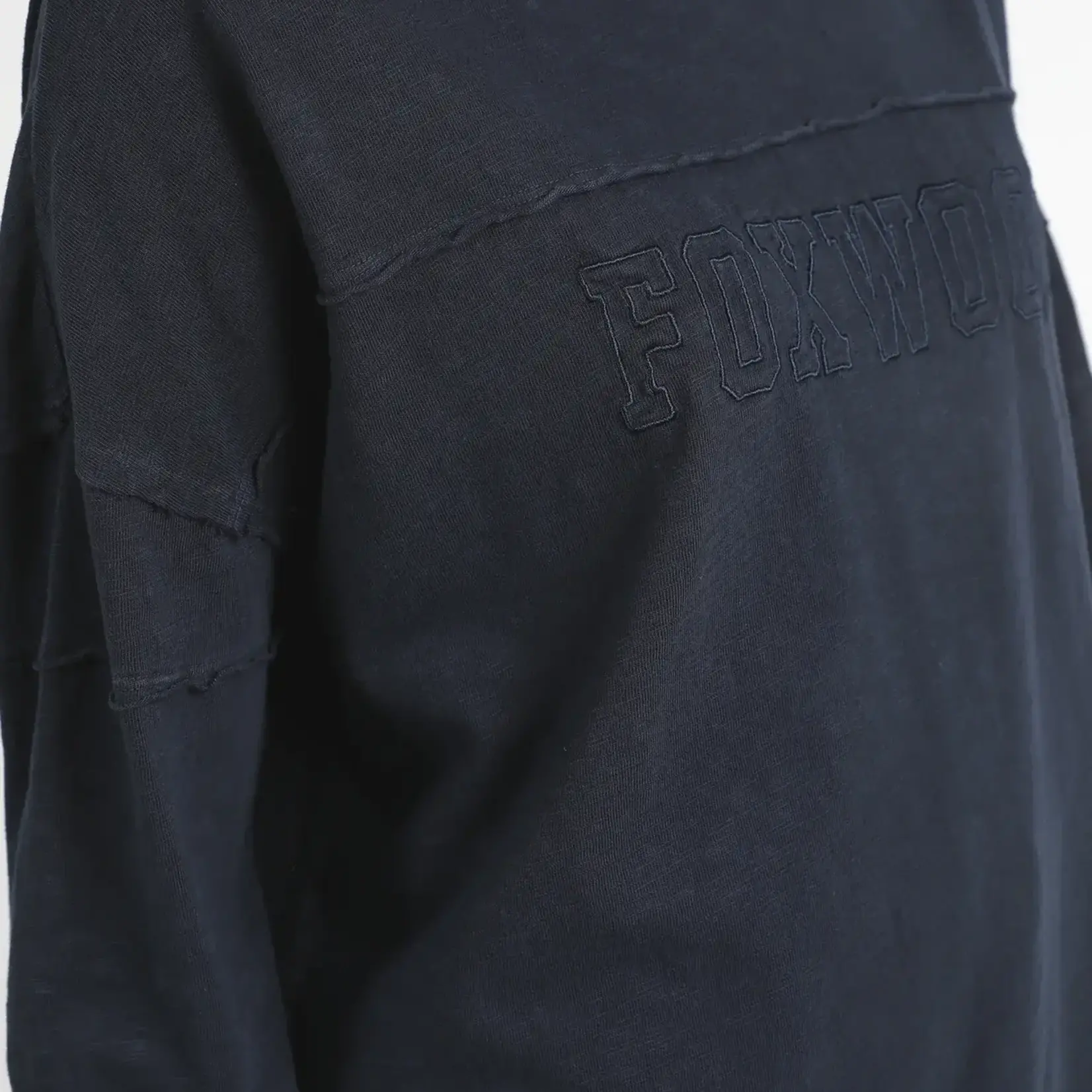 Foxwood Throw On Tee - Coal