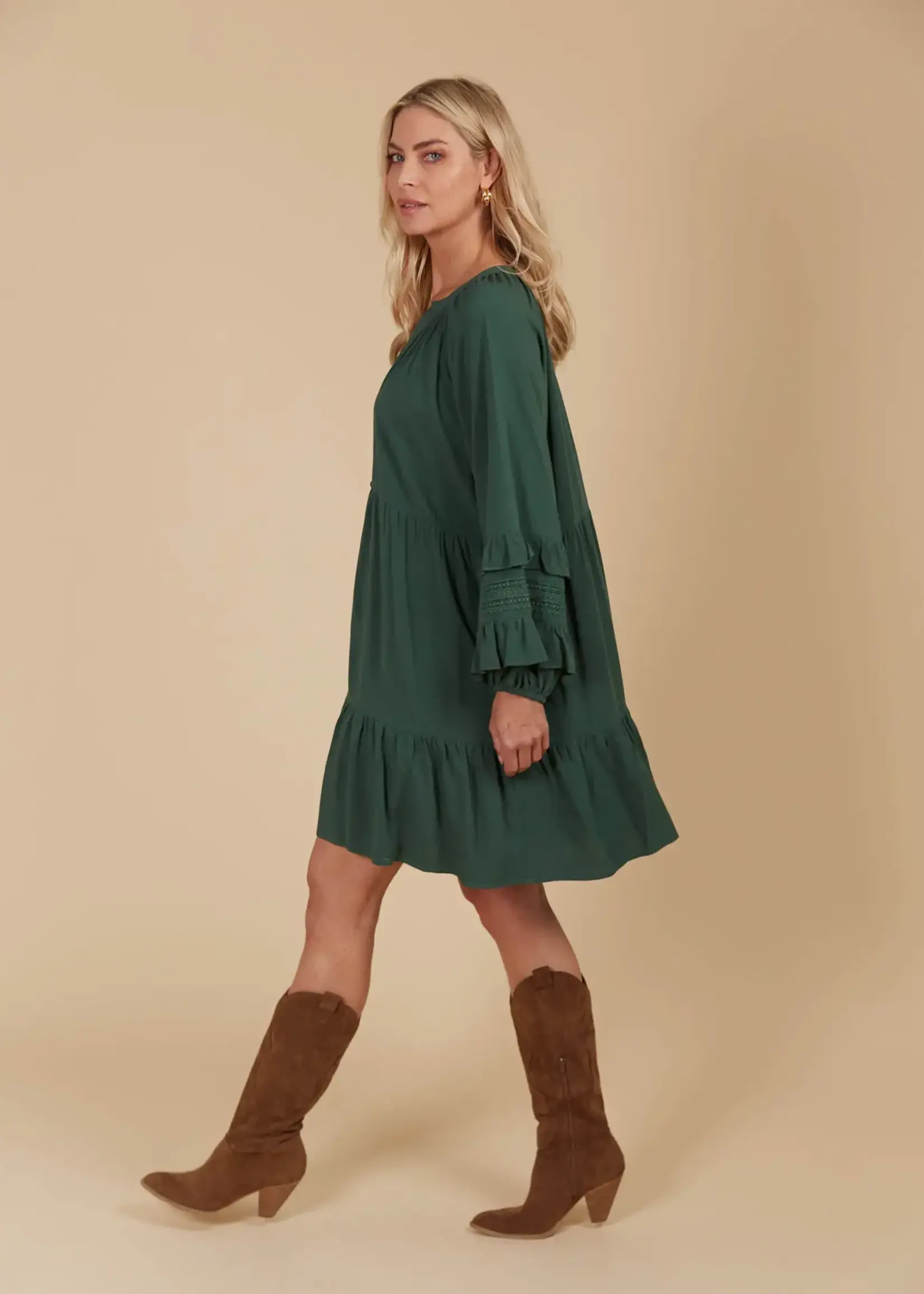 Isle of Mine Aphrodite Relaxed Dress - Pine