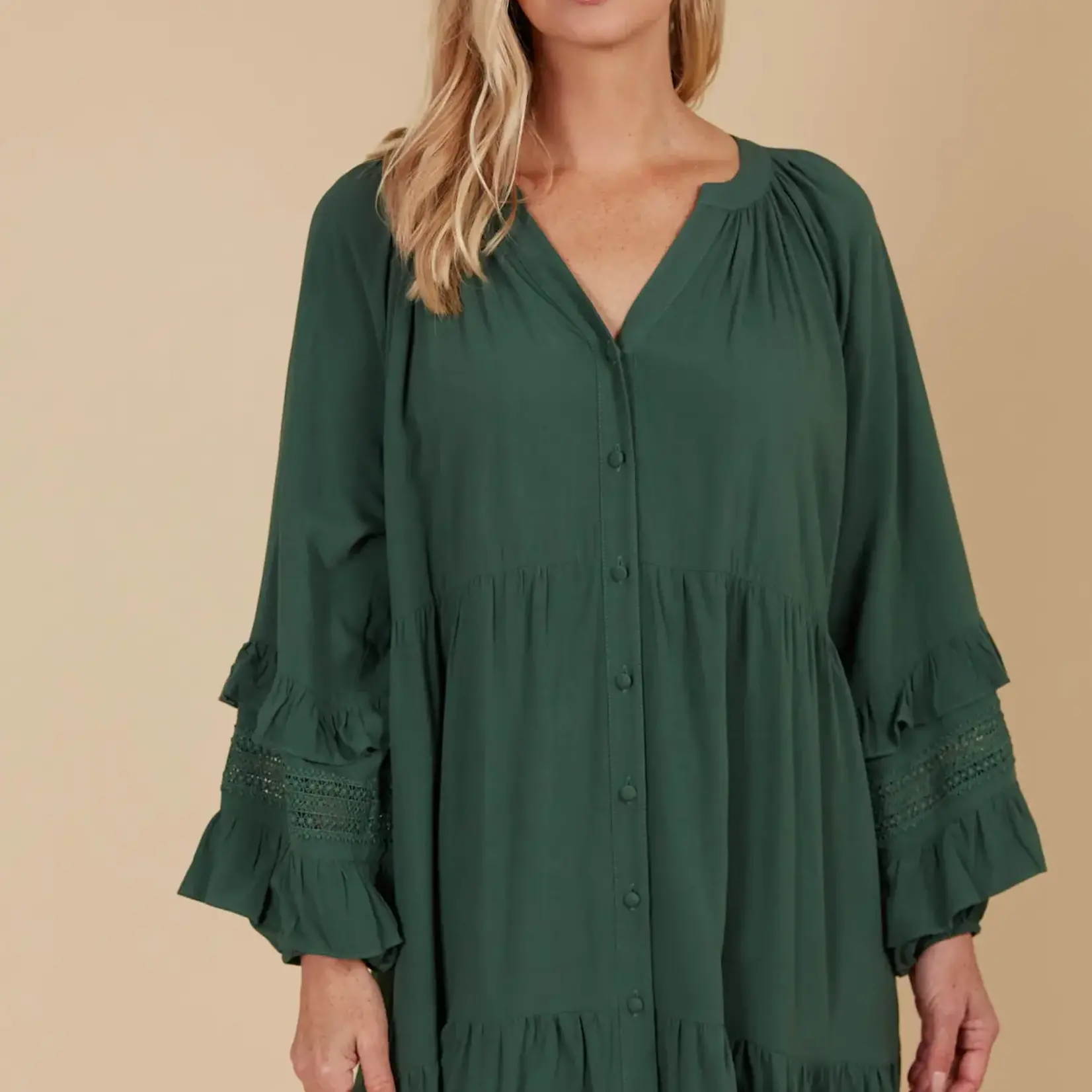 Isle of Mine Aphrodite Relaxed Dress - Pine
