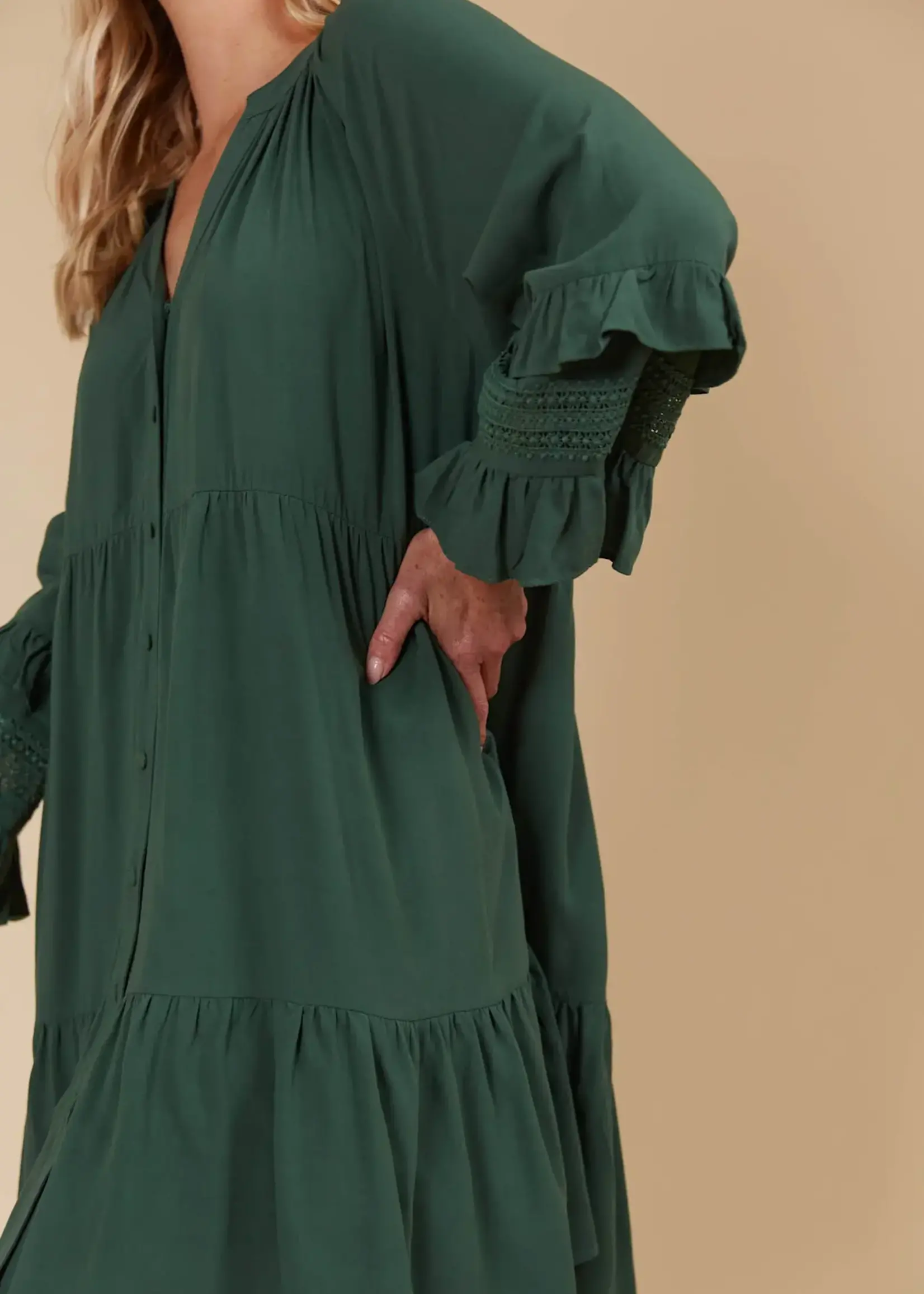 Isle of Mine Aphrodite Relaxed Dress - Pine