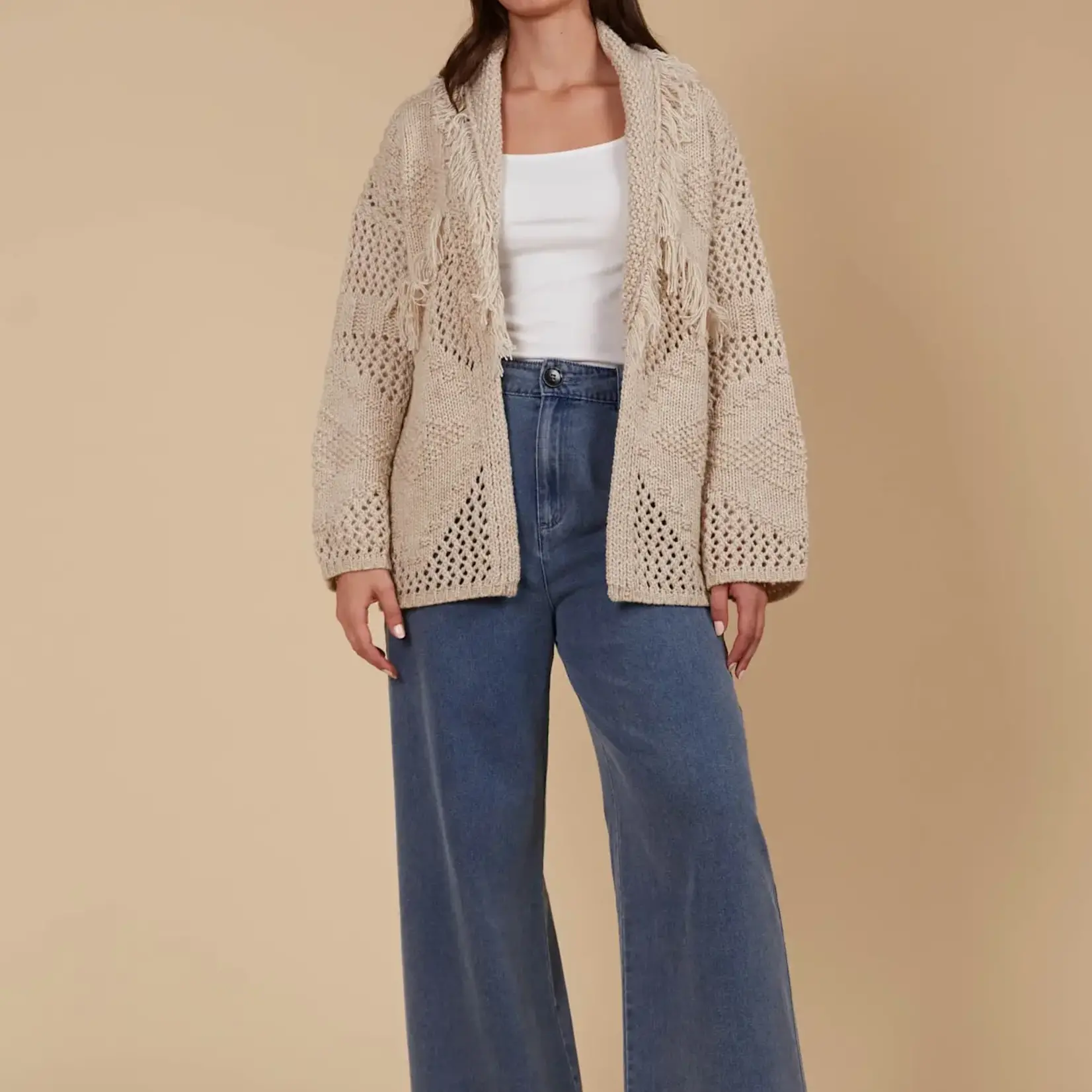 Isle of Mine Luna Cardigan - Canvas