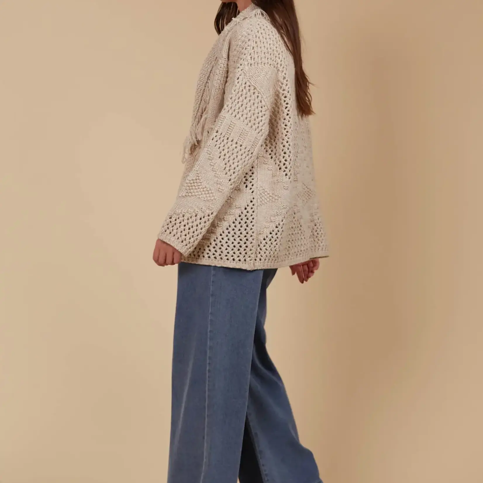 Isle of Mine Luna Cardigan - Canvas