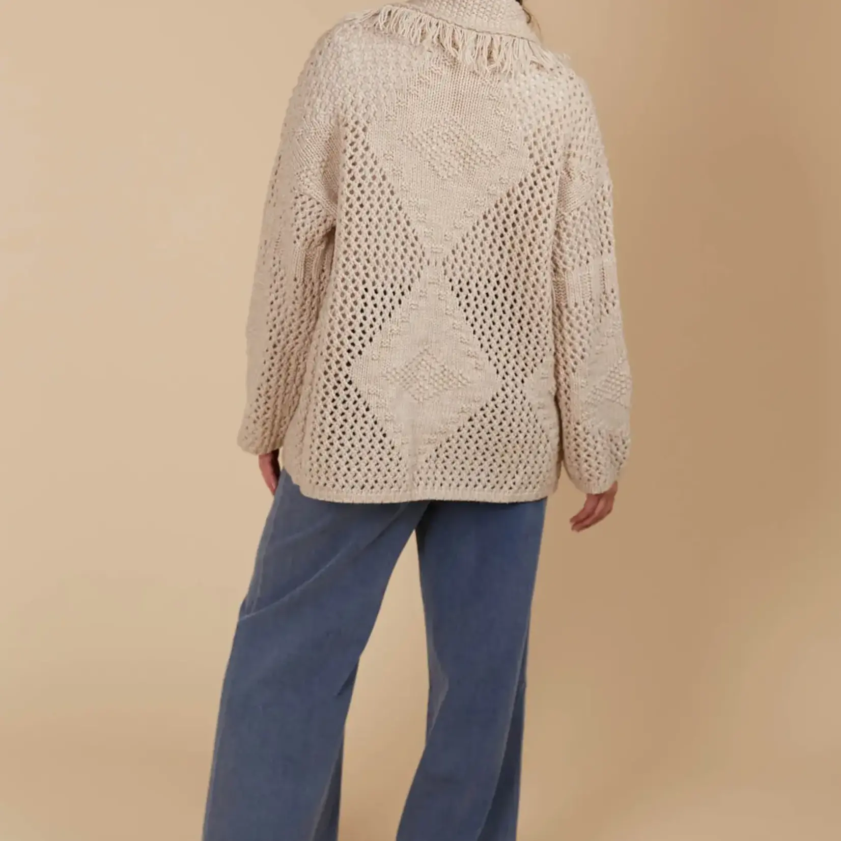 Isle of Mine Luna Cardigan - Canvas