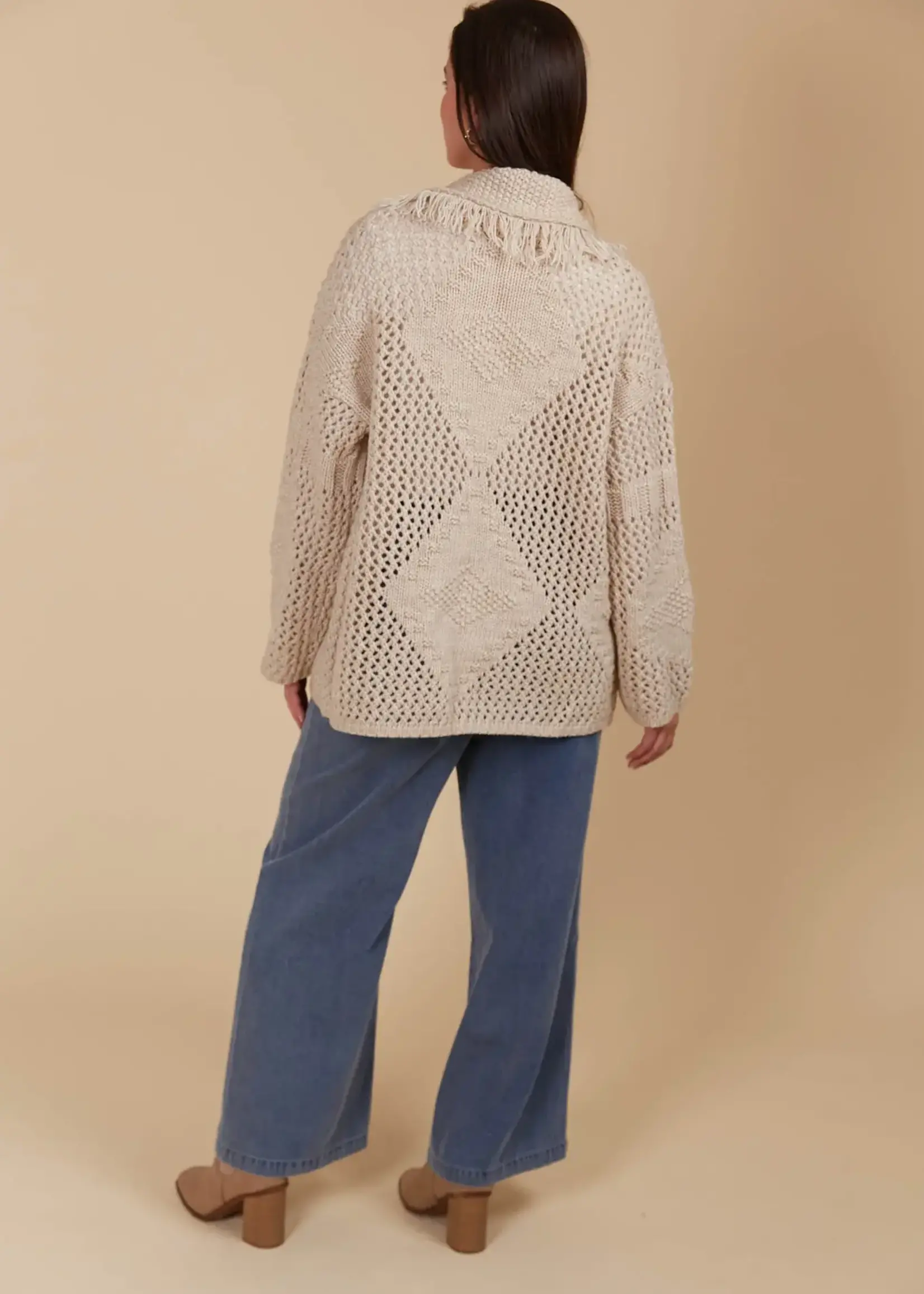 Isle of Mine Luna Cardigan - Canvas