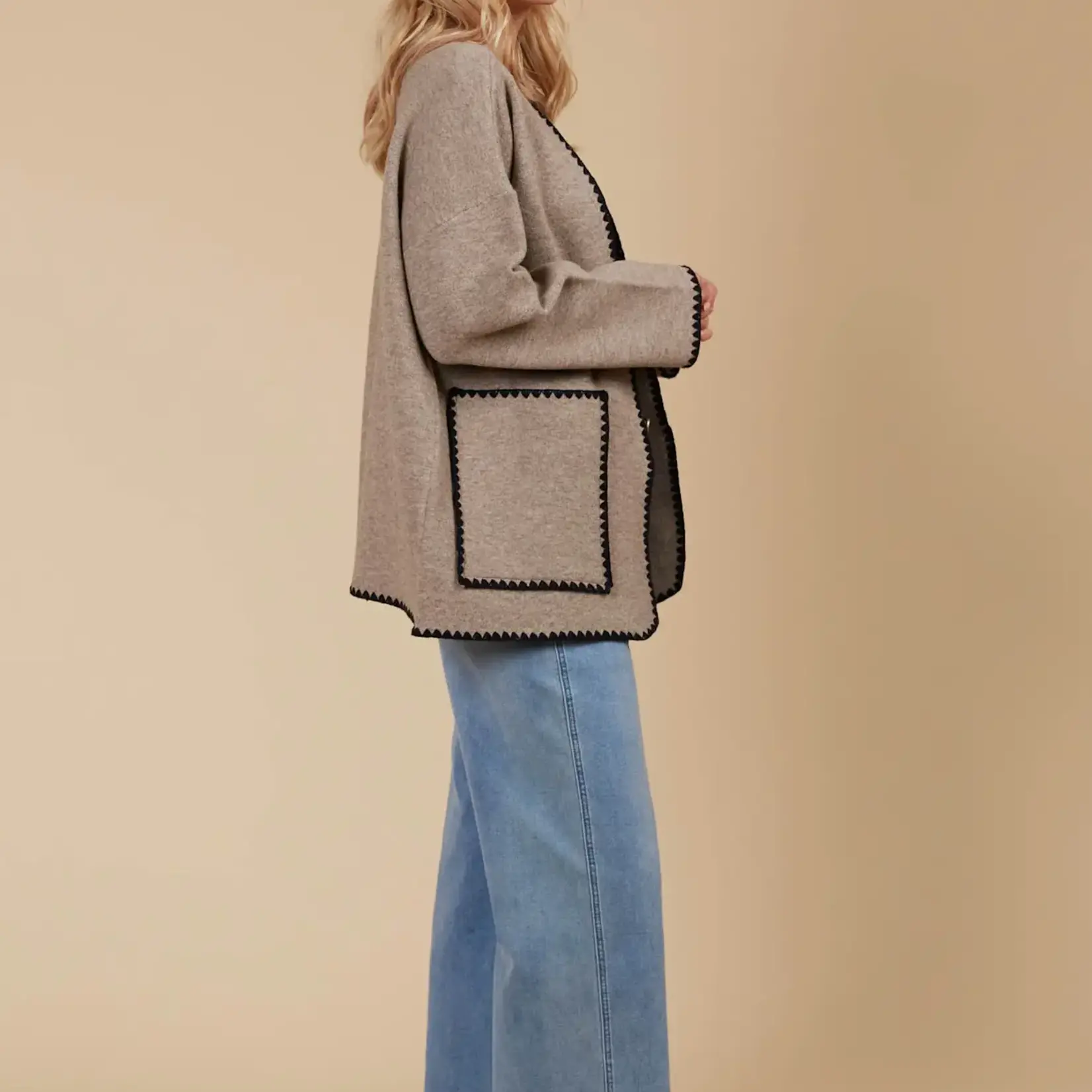 Isle of Mine Athena Cardigan - Taupe