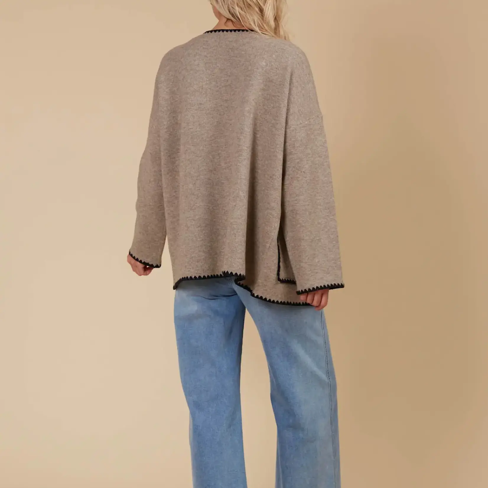 Isle of Mine Athena Cardigan - Taupe