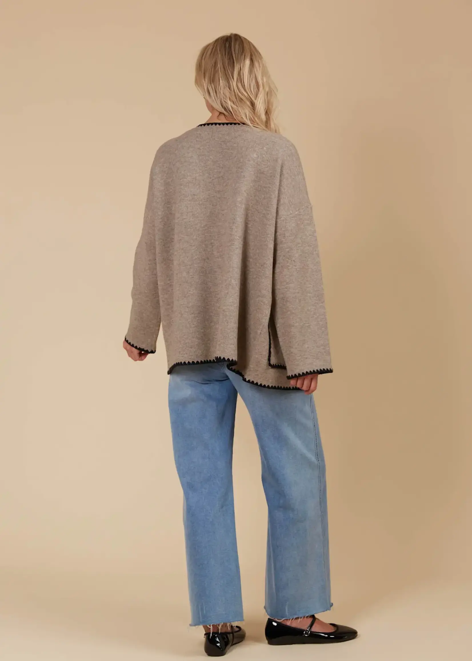 Isle of Mine Athena Cardigan - Taupe