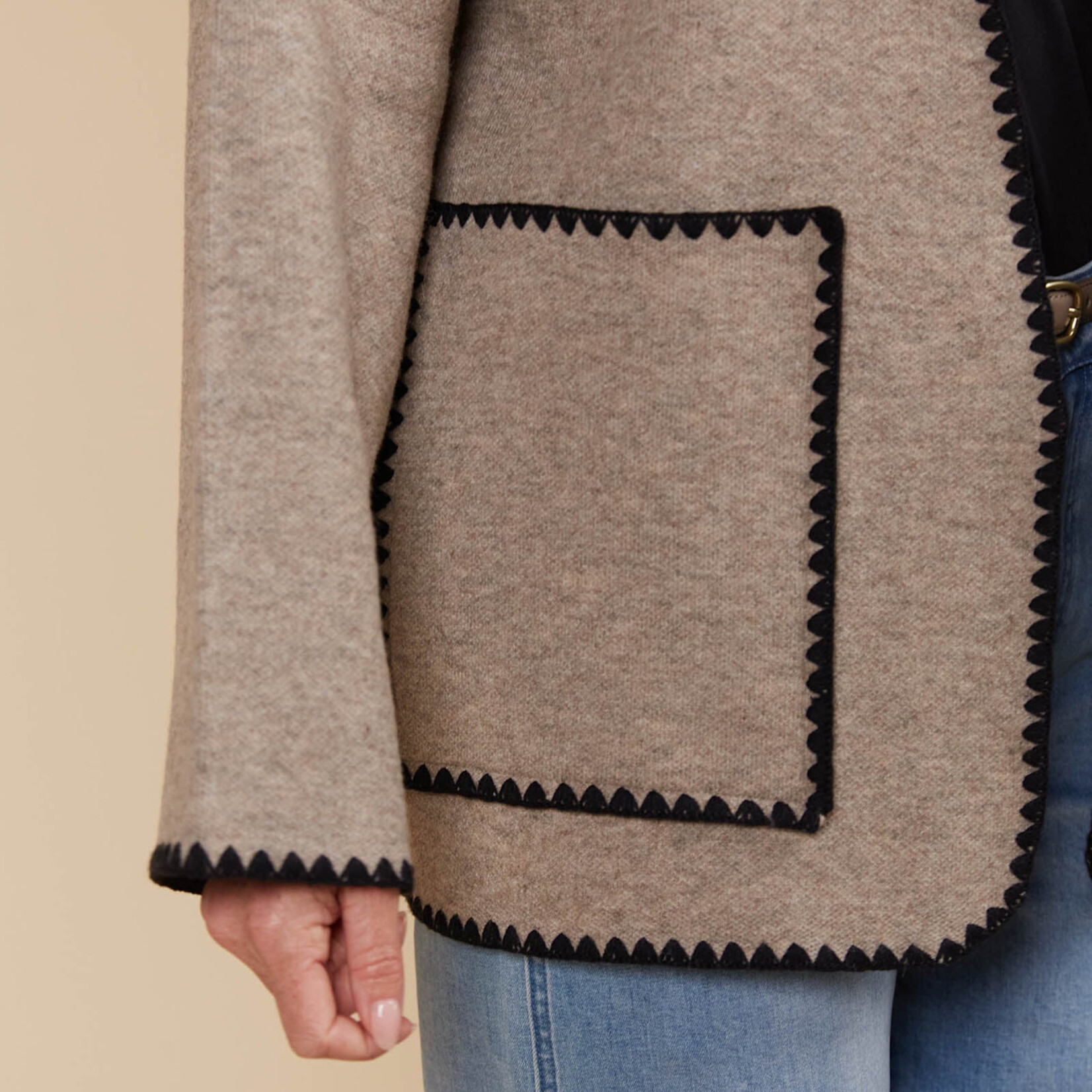 Isle of Mine Athena Cardigan - Taupe